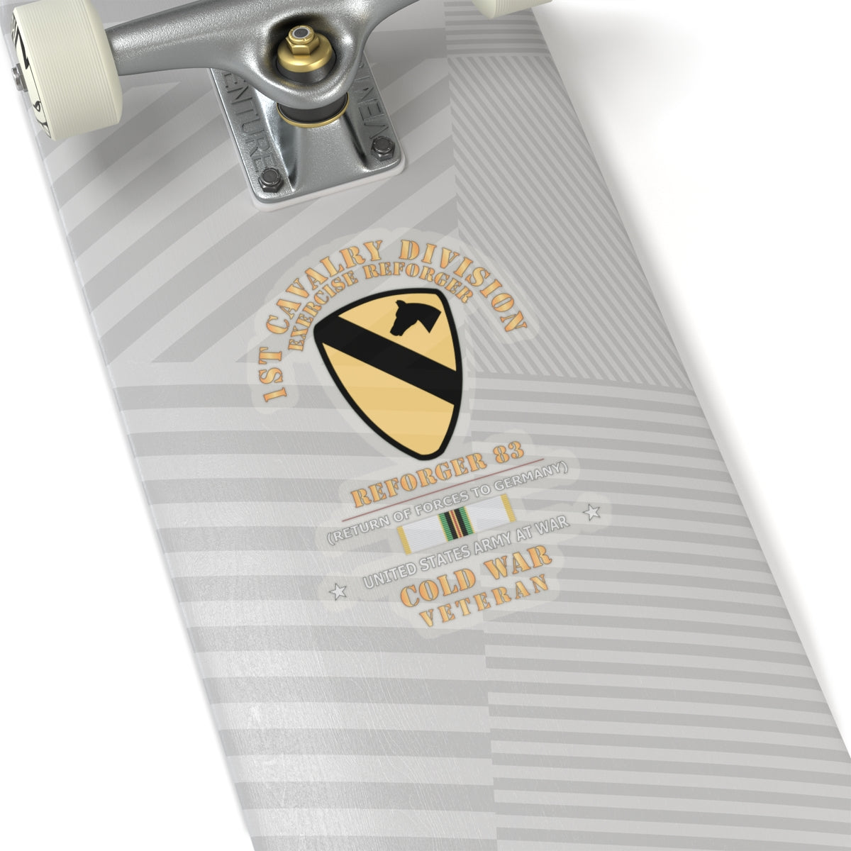 Army - 1st Cavalry Division - SSI -Reforger 83 - COLD WAR Veteran w SVC X 300)