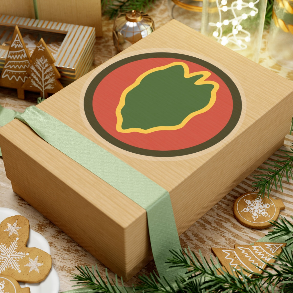 Kiss-Cut Stickers - SSI - 24th Infantry Division X 300