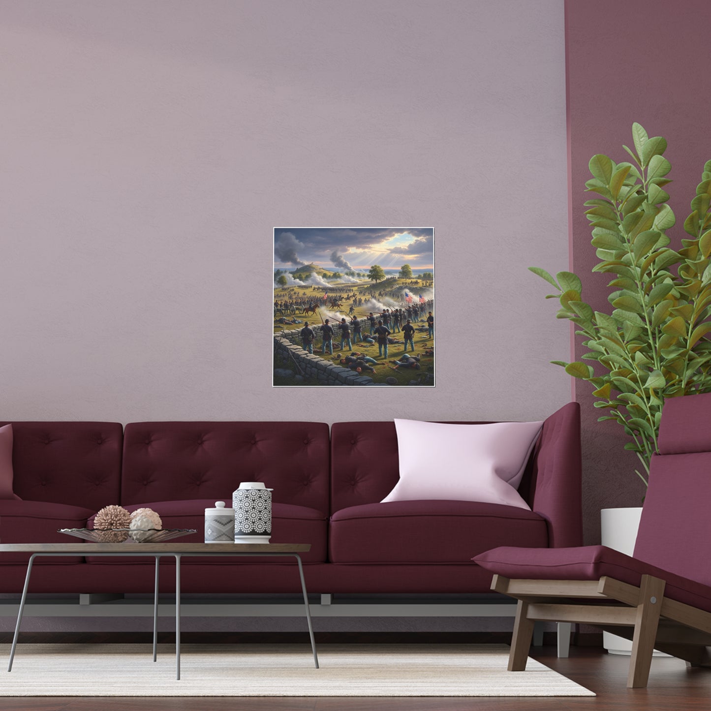Indoor and Outdoor Silk Posters - Battle of Gettysburg