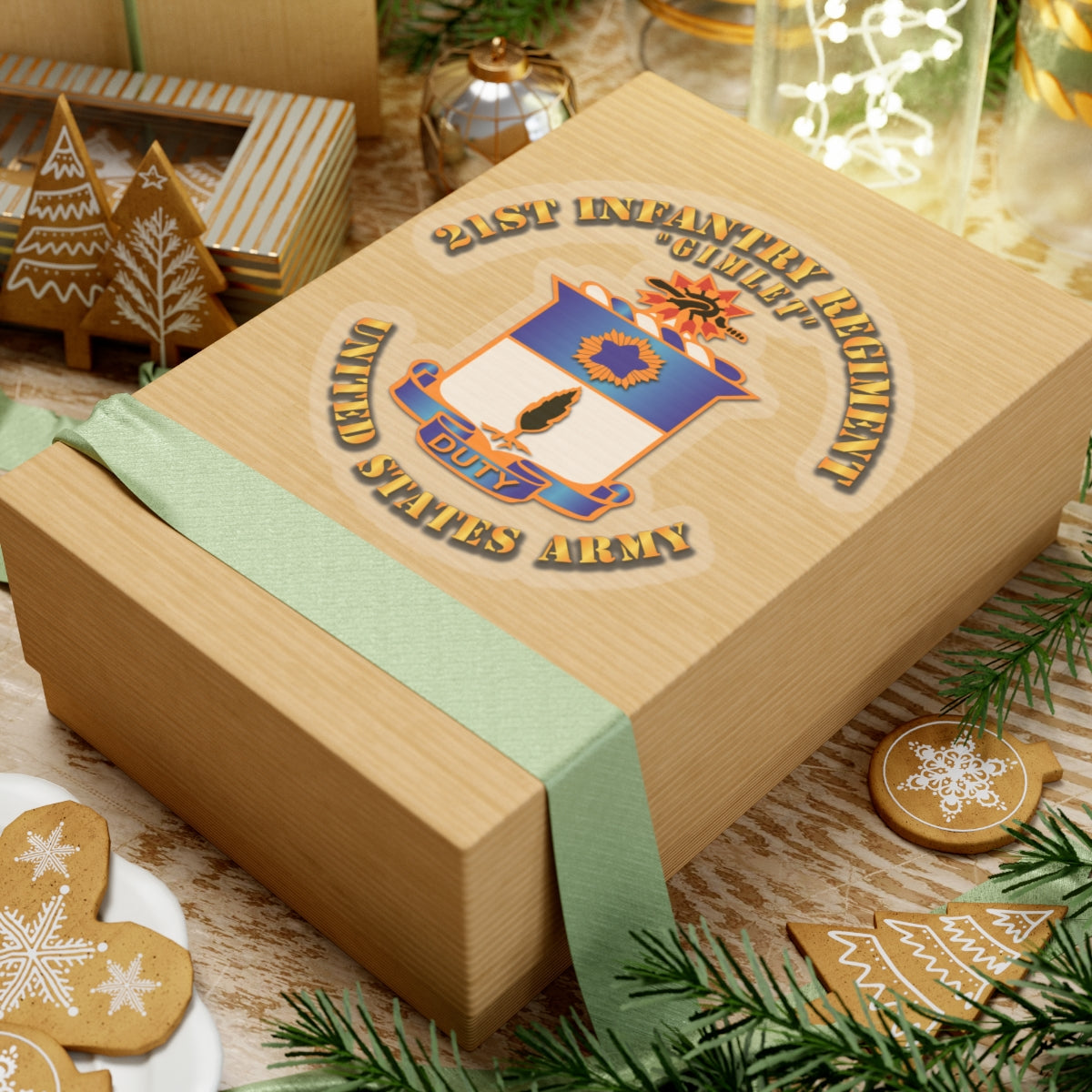 Kiss-Cut Stickers - 21st Infantry Regt - Gimlet