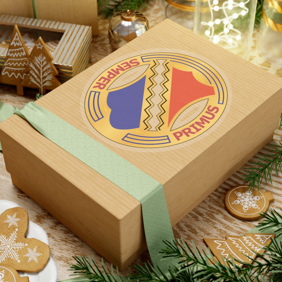 Kiss-Cut Stickers - DUI - 1st Infantry Regiment wo Txt x 300