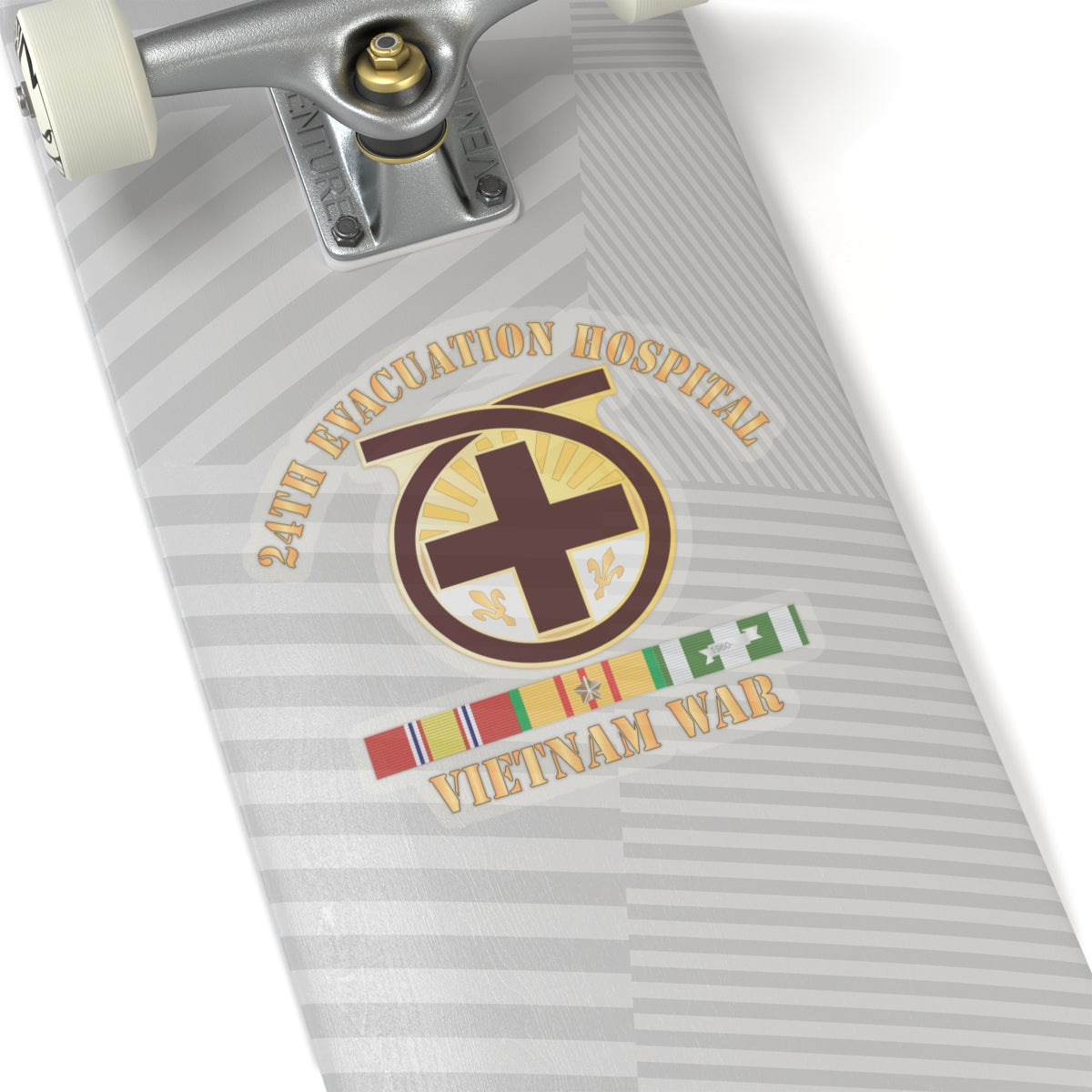 Kiss-Cut Stickers - 24th Evacuation Hospital - Vietnam War w V N SVC