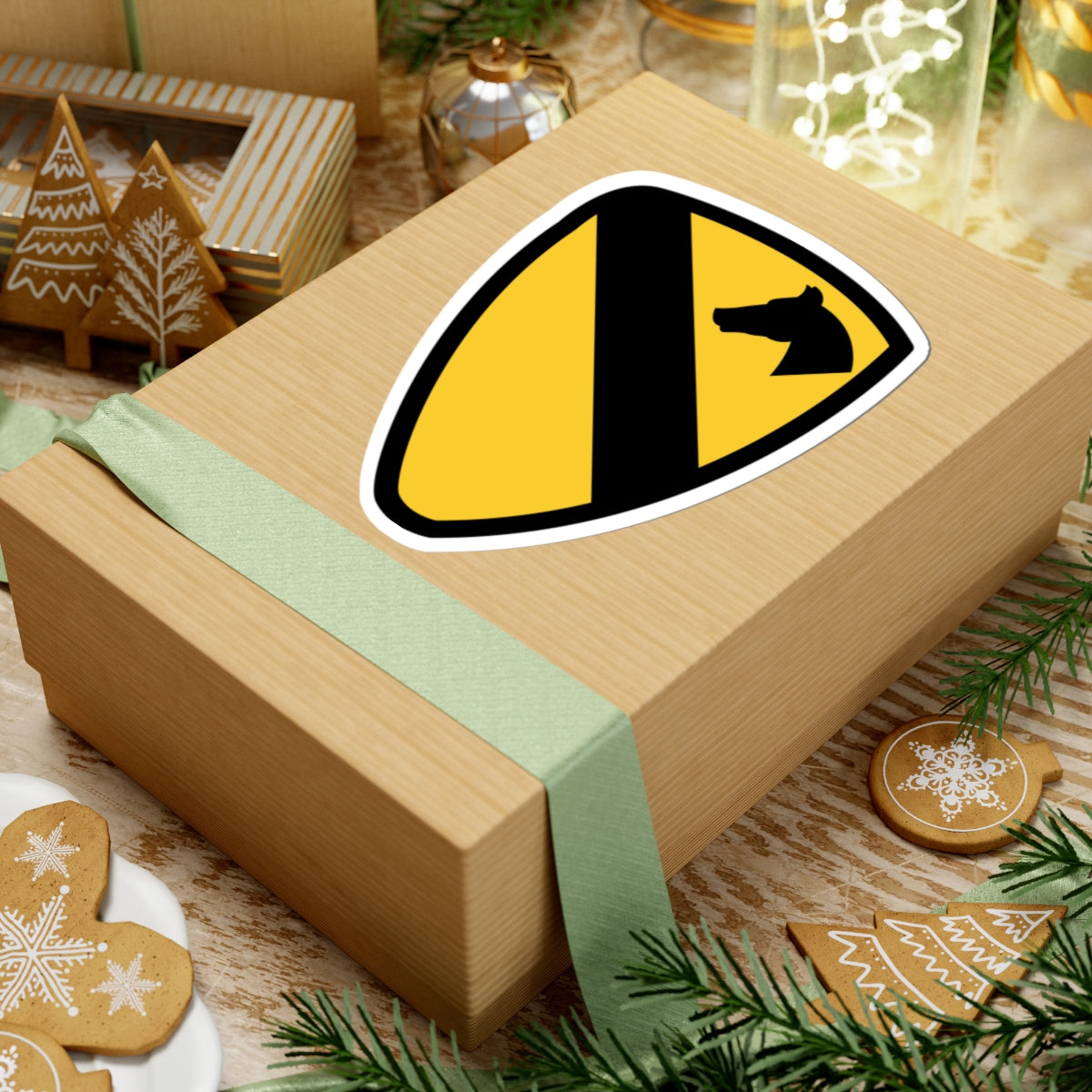 Kiss-Cut Stickers - 1st Cav SSI wo Txt