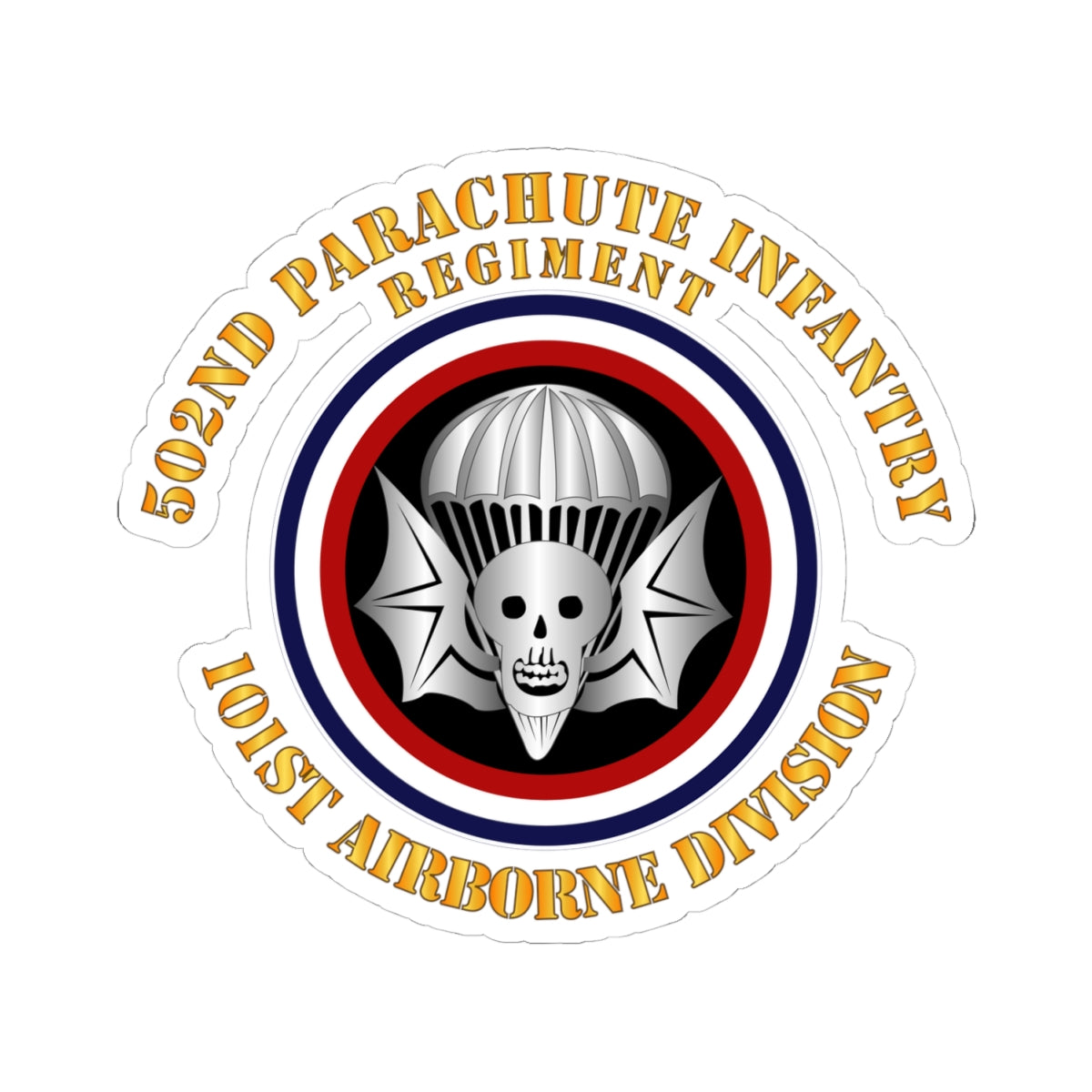 Kiss-Cut Stickers - 502nd PIR - 101st Airborne Division
