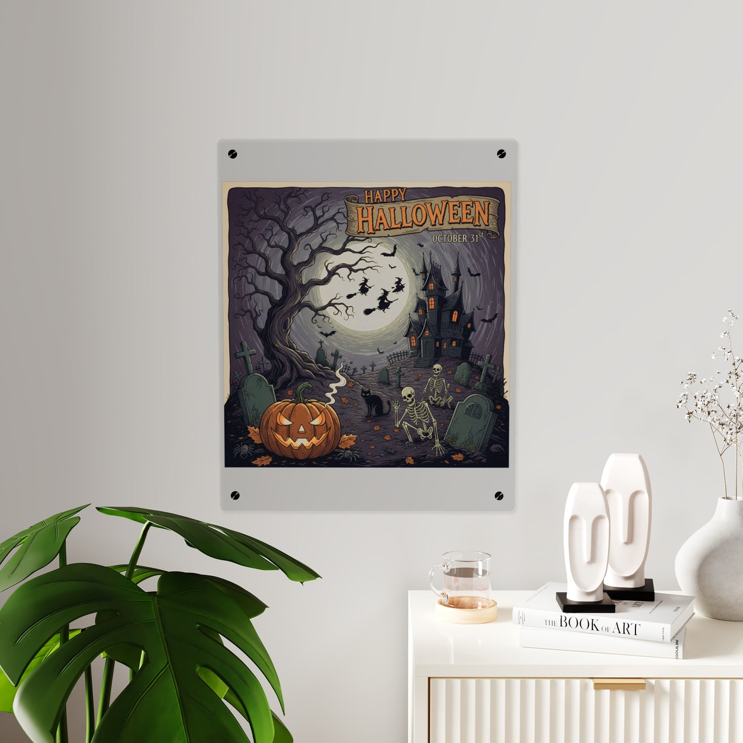 Acrylic Wall Art Panel - Halloween