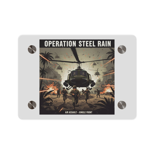 Acrylic Wall Art Panel - Air Assault - Vietnam - Operation Steel Rain
