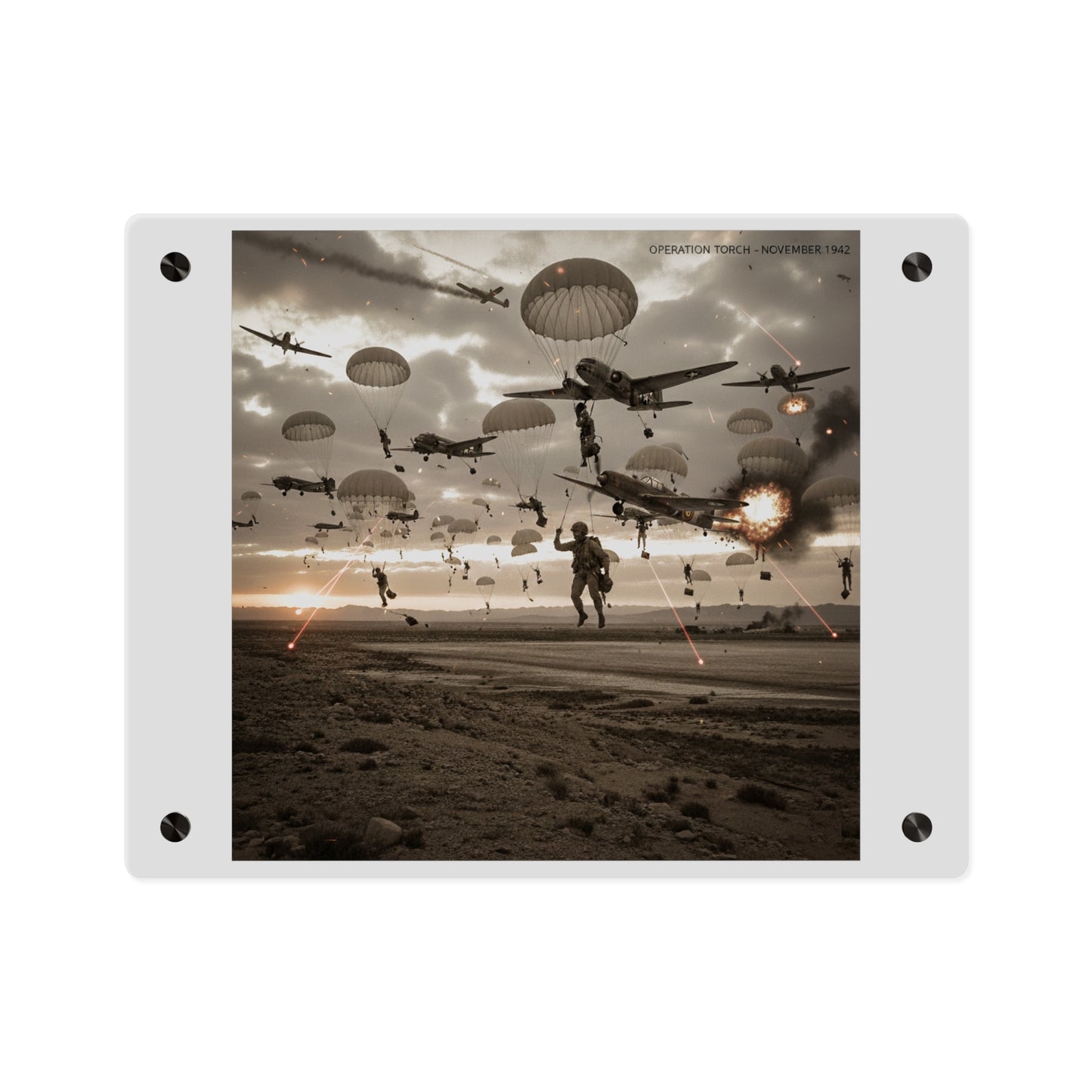 Acrylic Wall Art Panel - Operation Torch Nov 1942