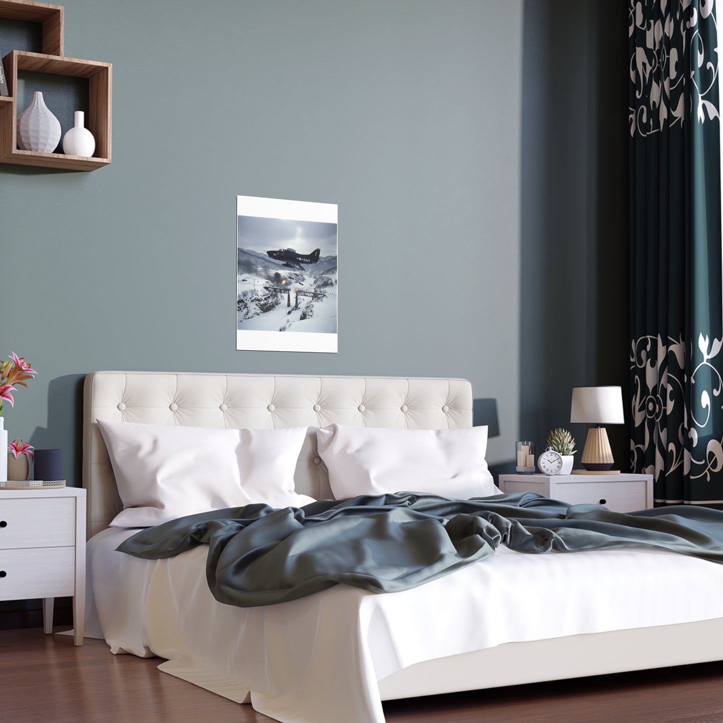 Indoor and Outdoor Silk Posters - Attack at Majon-ni and Samdong-ni during Korean War