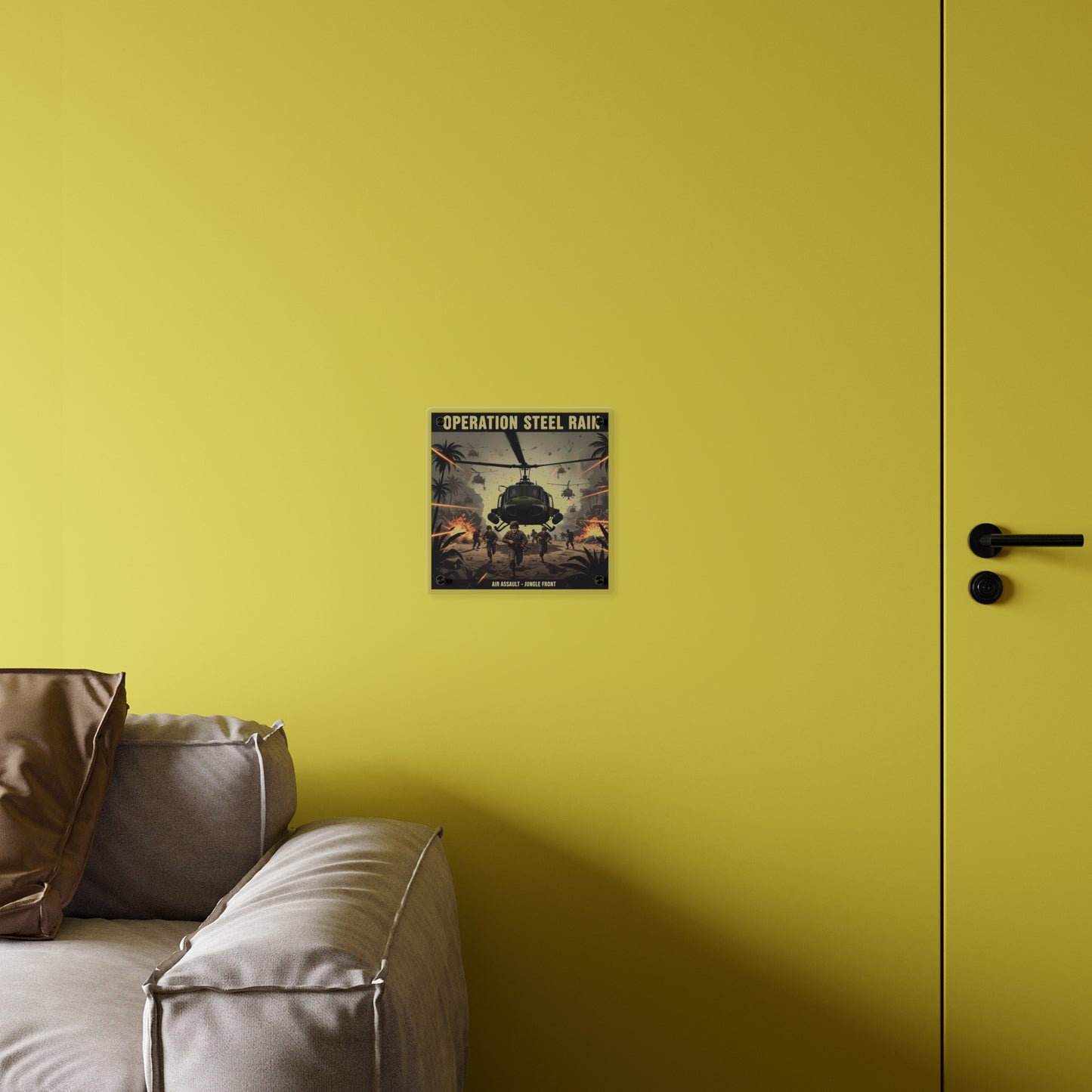 Acrylic Wall Art Panel - Air Assault - Vietnam - Operation Steel Rain