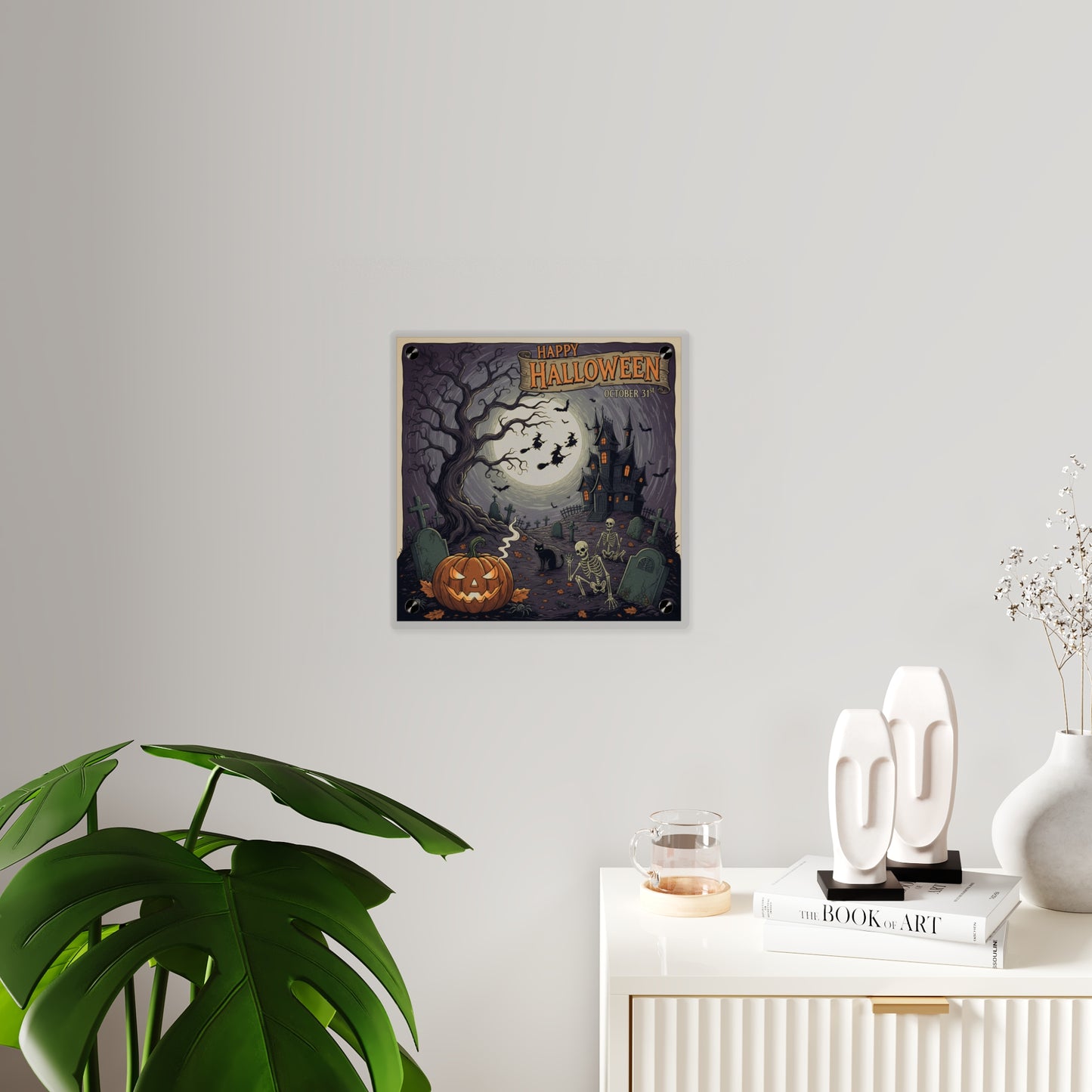 Acrylic Wall Art Panel - Halloween