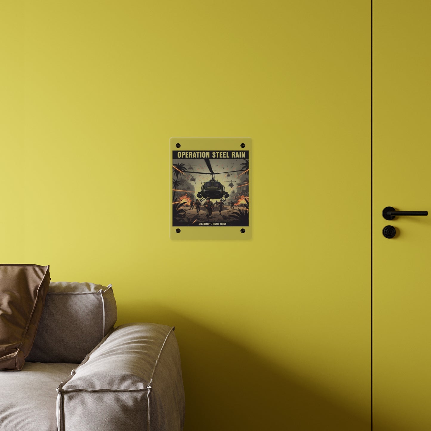 Acrylic Wall Art Panel - Air Assault - Vietnam - Operation Steel Rain