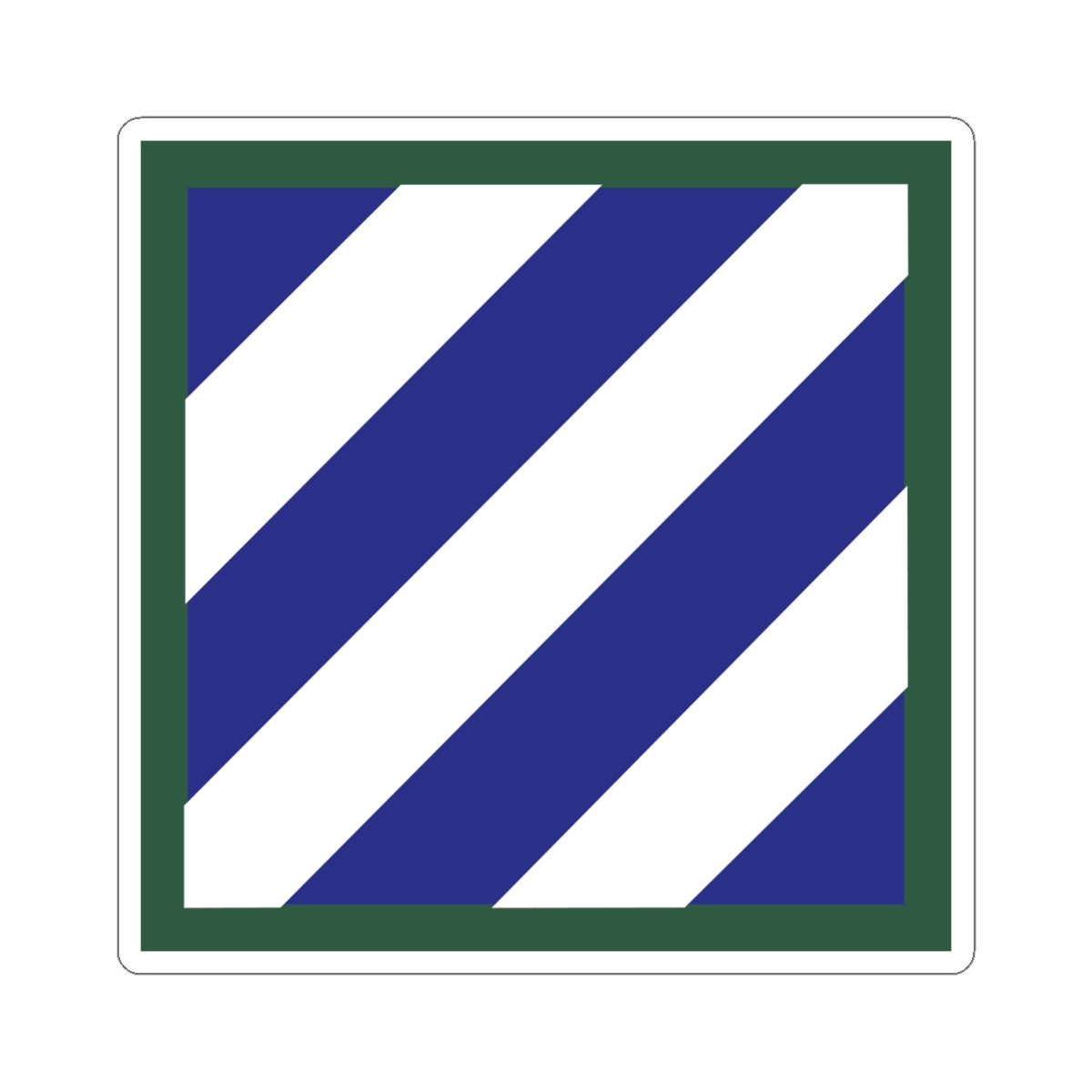 Kiss-Cut Stickers - SSI - 3rd Infantry Division wo Text X 300