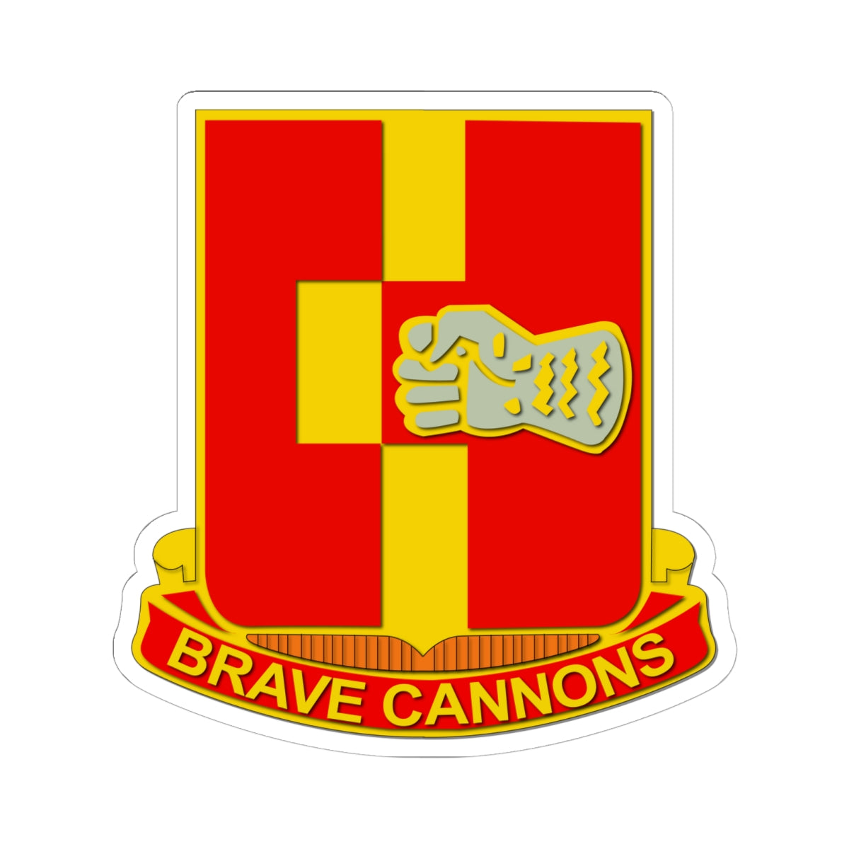 Kiss-Cut Stickers - 1st Bn 92nd Artillery wo Txt