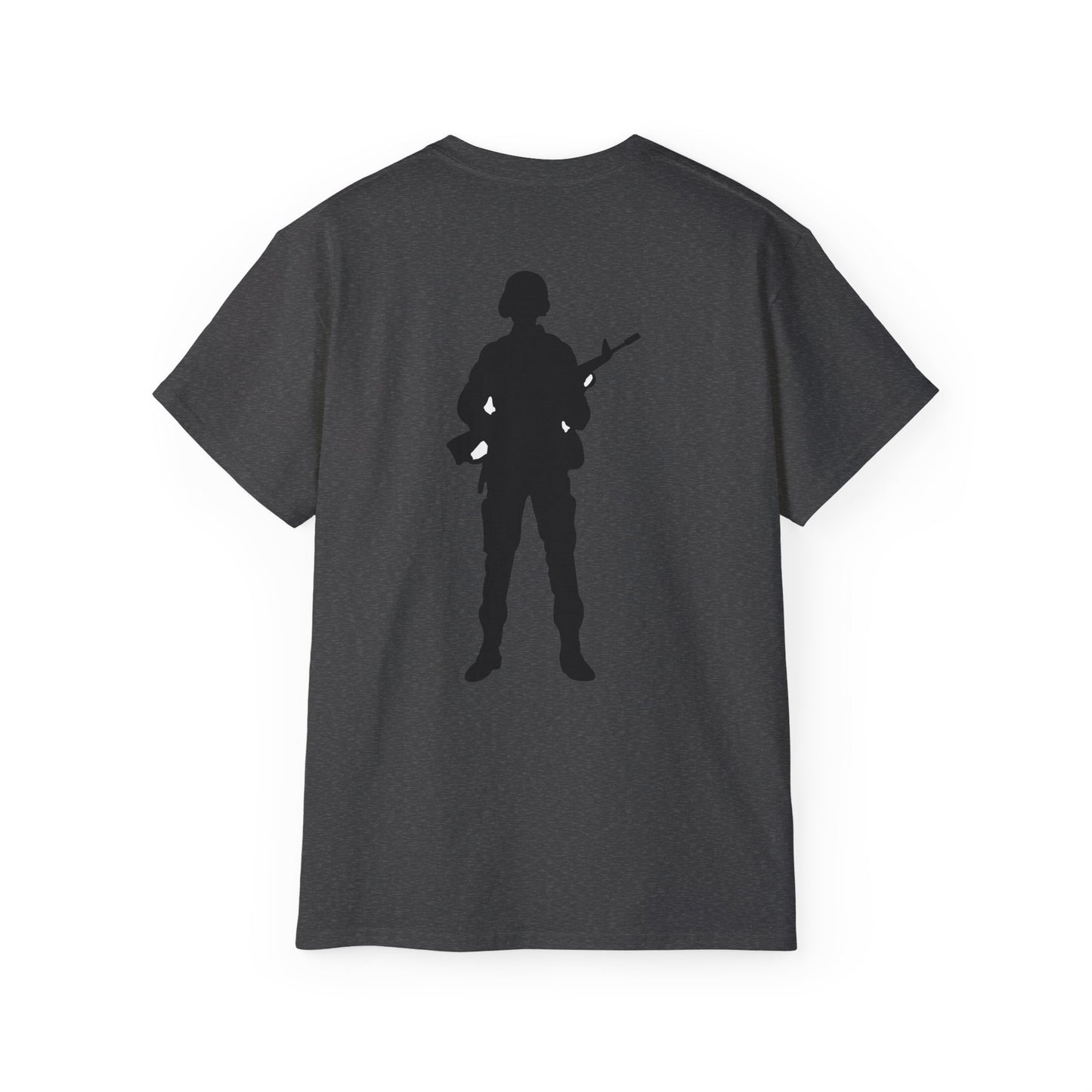 Unisex Ultra Cotton Tee - Army - Soldier - Silhouette X 300