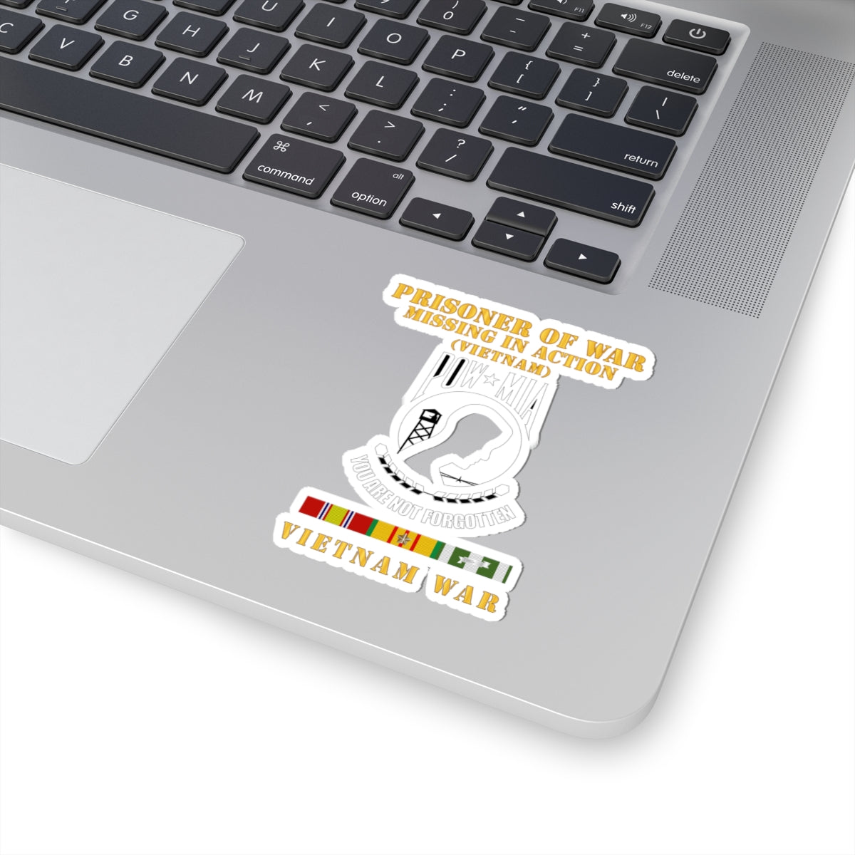 Kiss-Cut Stickers - POW - MIA - VIetnam w VN SVC