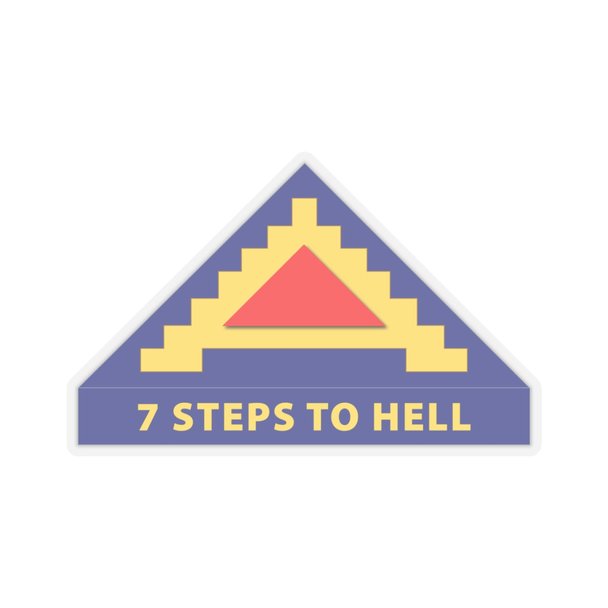 Kiss-Cut Stickers - 7th United States Army w 7 Steps to Hell