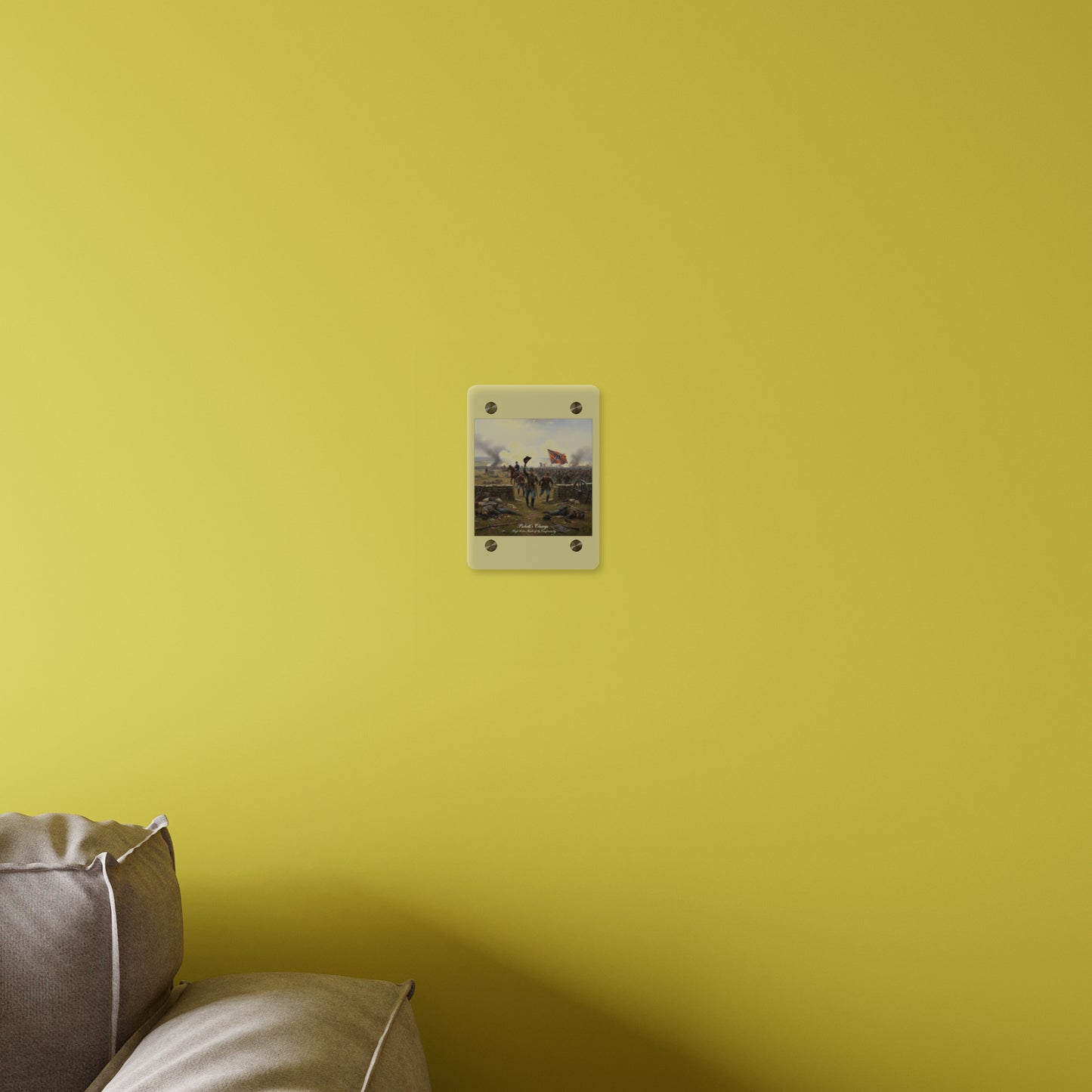 Acrylic Wall Art Panel - Picketts Charge with Hat