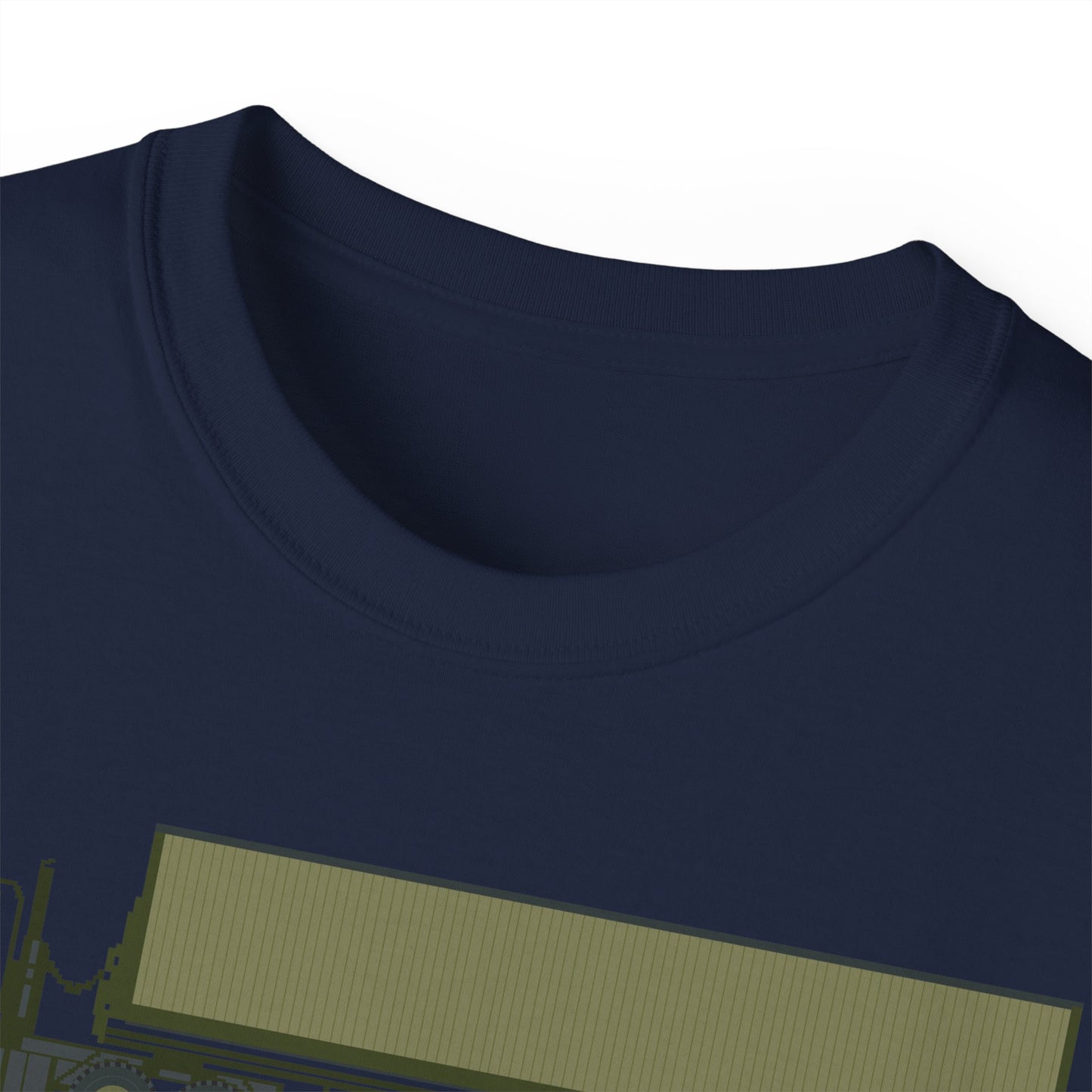 Unisex Ultra Cotton Tee - Vehicle - M915 Tractor with M872 - 40 Ft Container - Side X 300