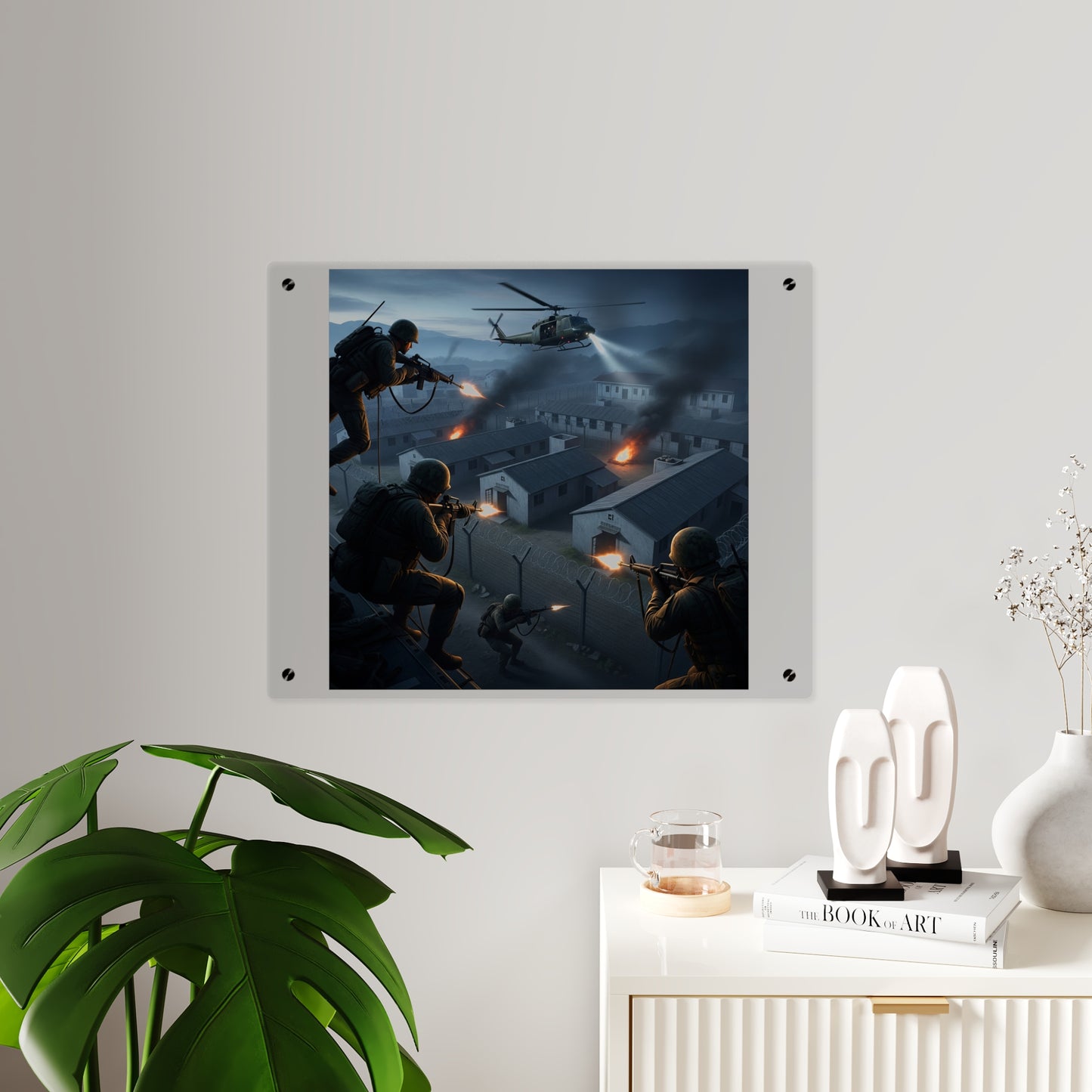 Acrylic Wall Art Panel - Son Tay Rescue during the Vietnam War