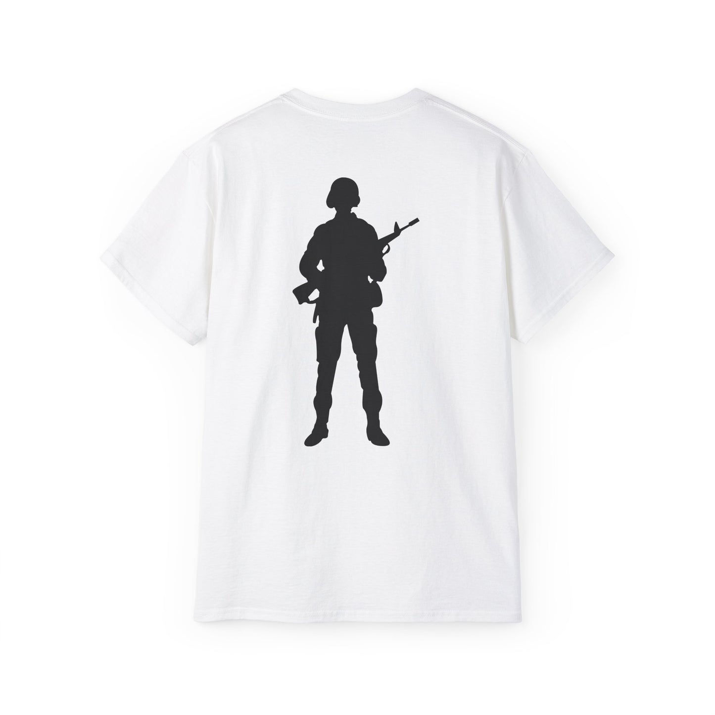 Unisex Ultra Cotton Tee - Army - Soldier - Silhouette X 300