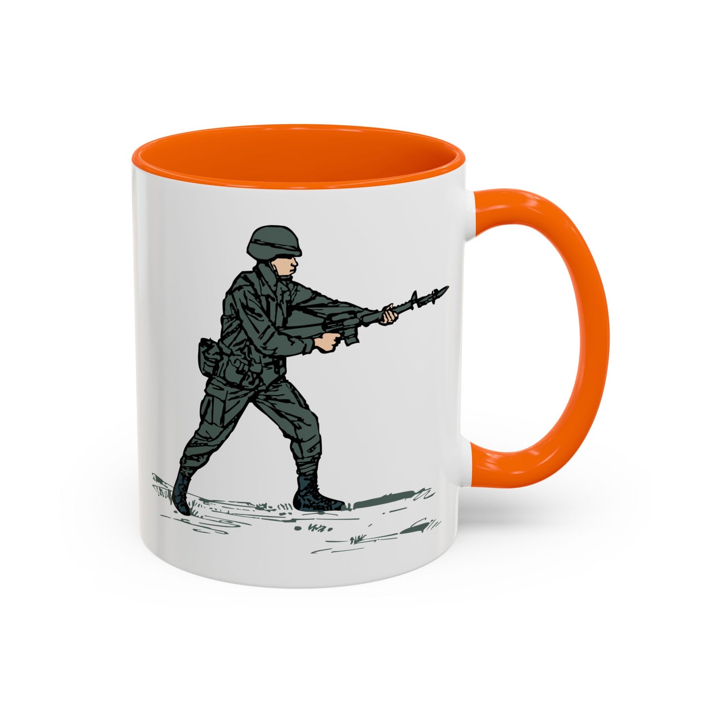 Accent Coffee Mug (11oz & 15oz) - Bayonet Training-Modified Thrust X 300