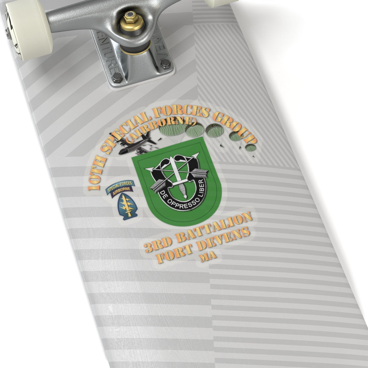Kiss-Cut Stickers - SOF - 3rd Bn 10th SFG - Ft Devens MA