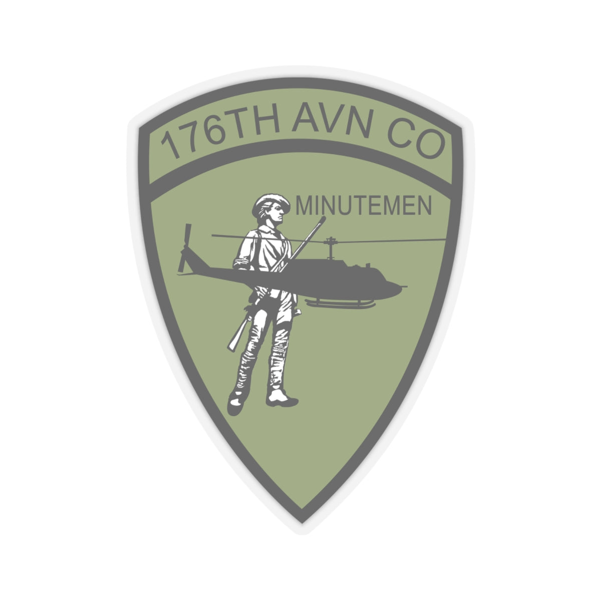 Kiss-Cut Stickers - 176th Assault Helicopter Co wo txt