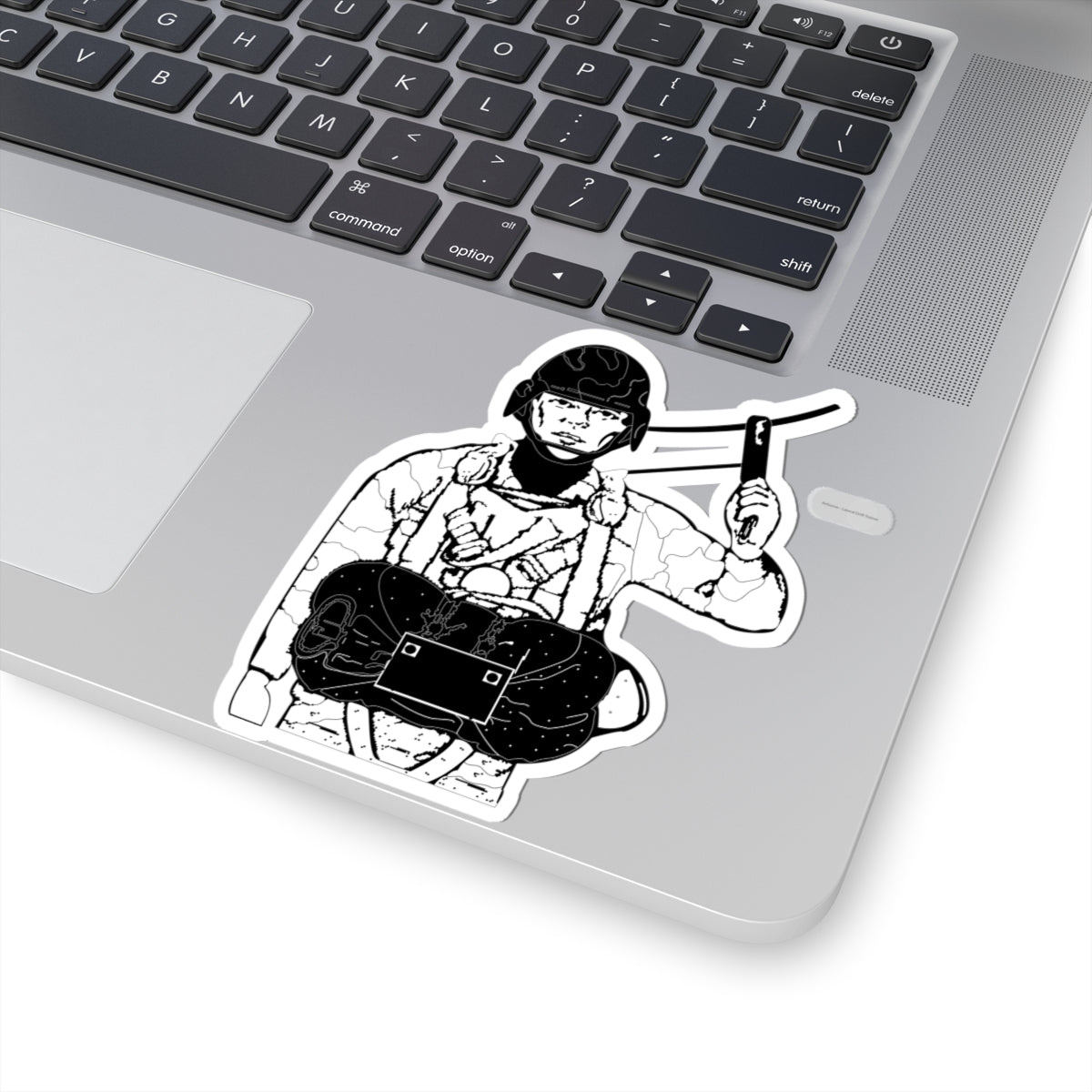 Kiss-Cut Stickers - Jumper - BW X 300