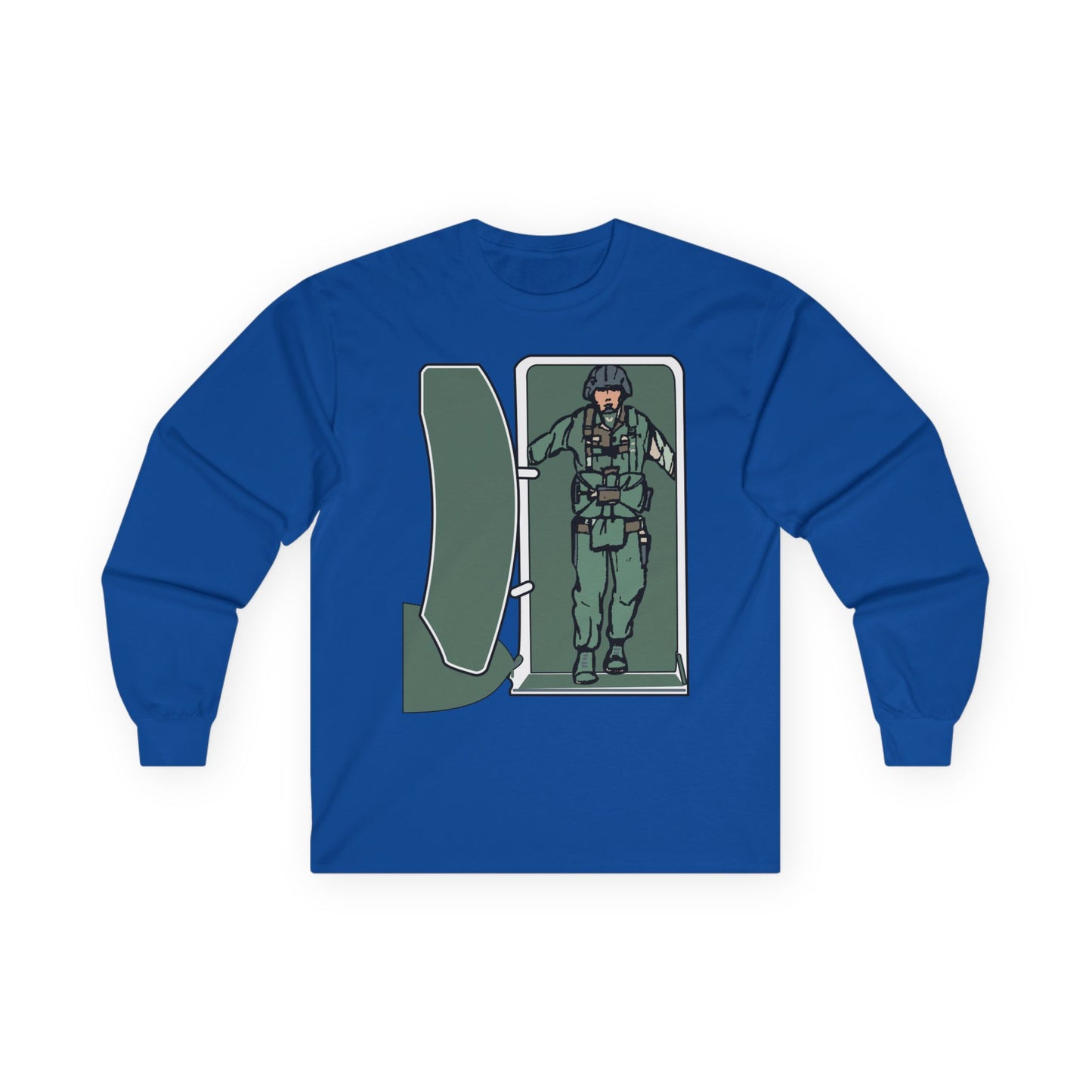 Unisex Ultra Cotton Long Sleeve Tee - Airborne - JM Door Check X 300