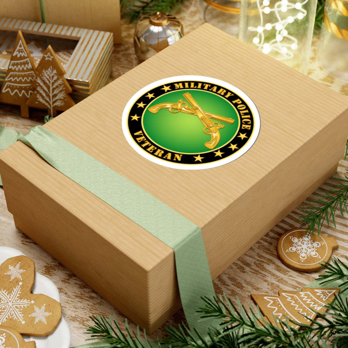 Kiss-Cut Stickers - Military Police Veteran