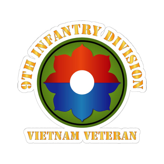 Kiss-Cut Stickers - 9th Infantry Div - Vietnam Veteran V1