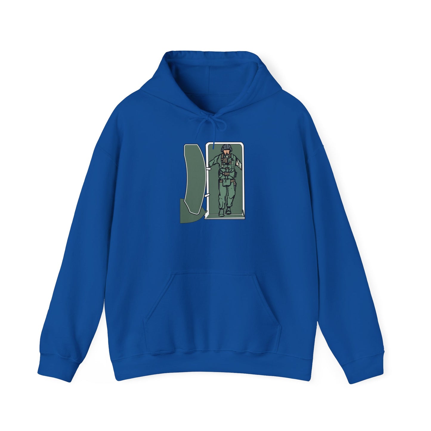Unisex Heavy Blend Hooded Sweatshirt - Airborne - JM Door Check X 300