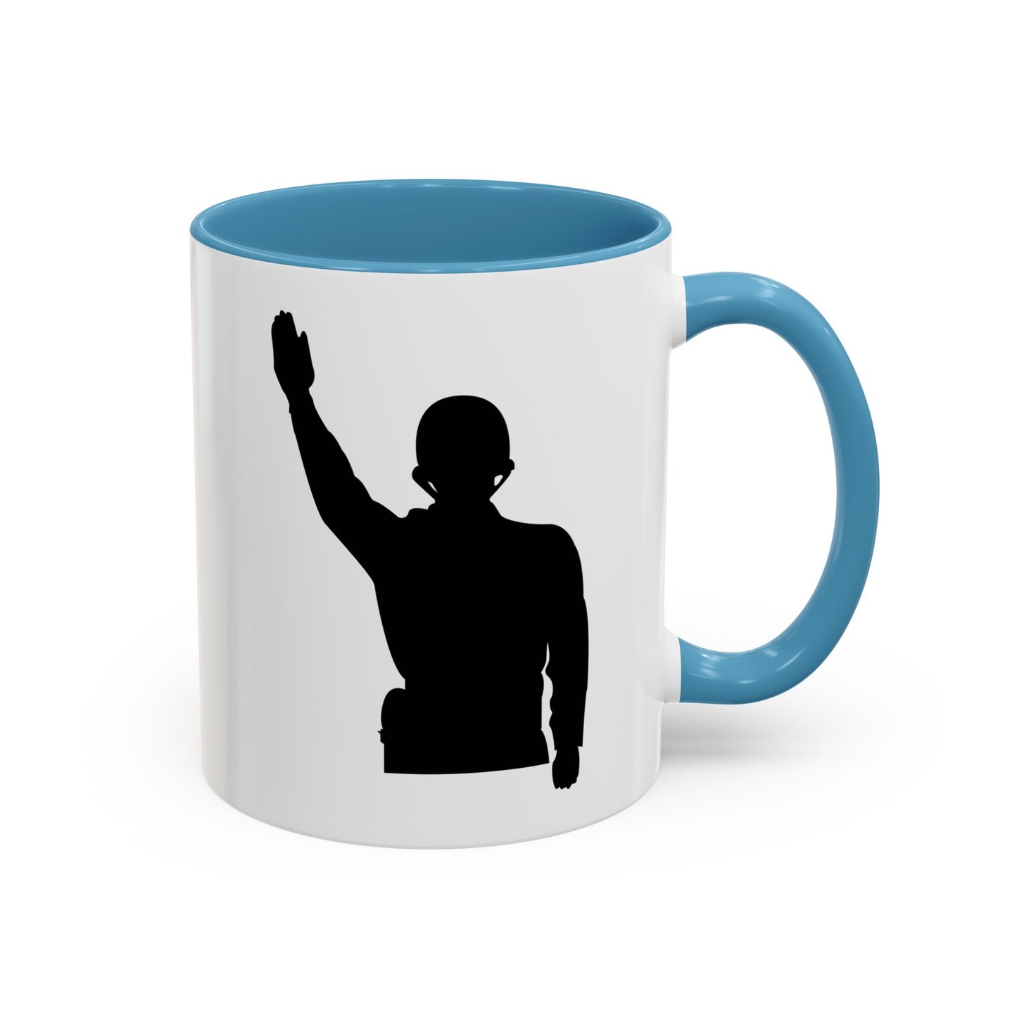 Accent Coffee Mug (11oz & 15oz) - Army - Soldier - Halt - Silhouette X 300