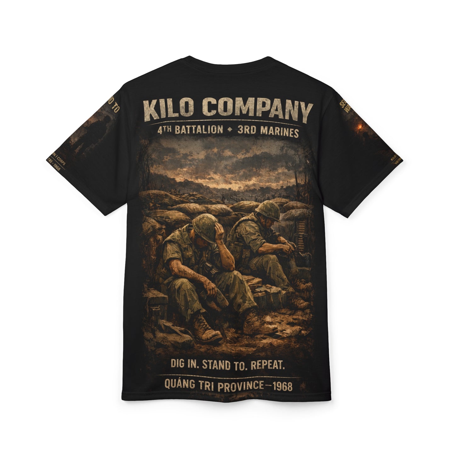Marine Tribute Tee — "Surviving the Fire Fight" (Kilo Co., 4/3)