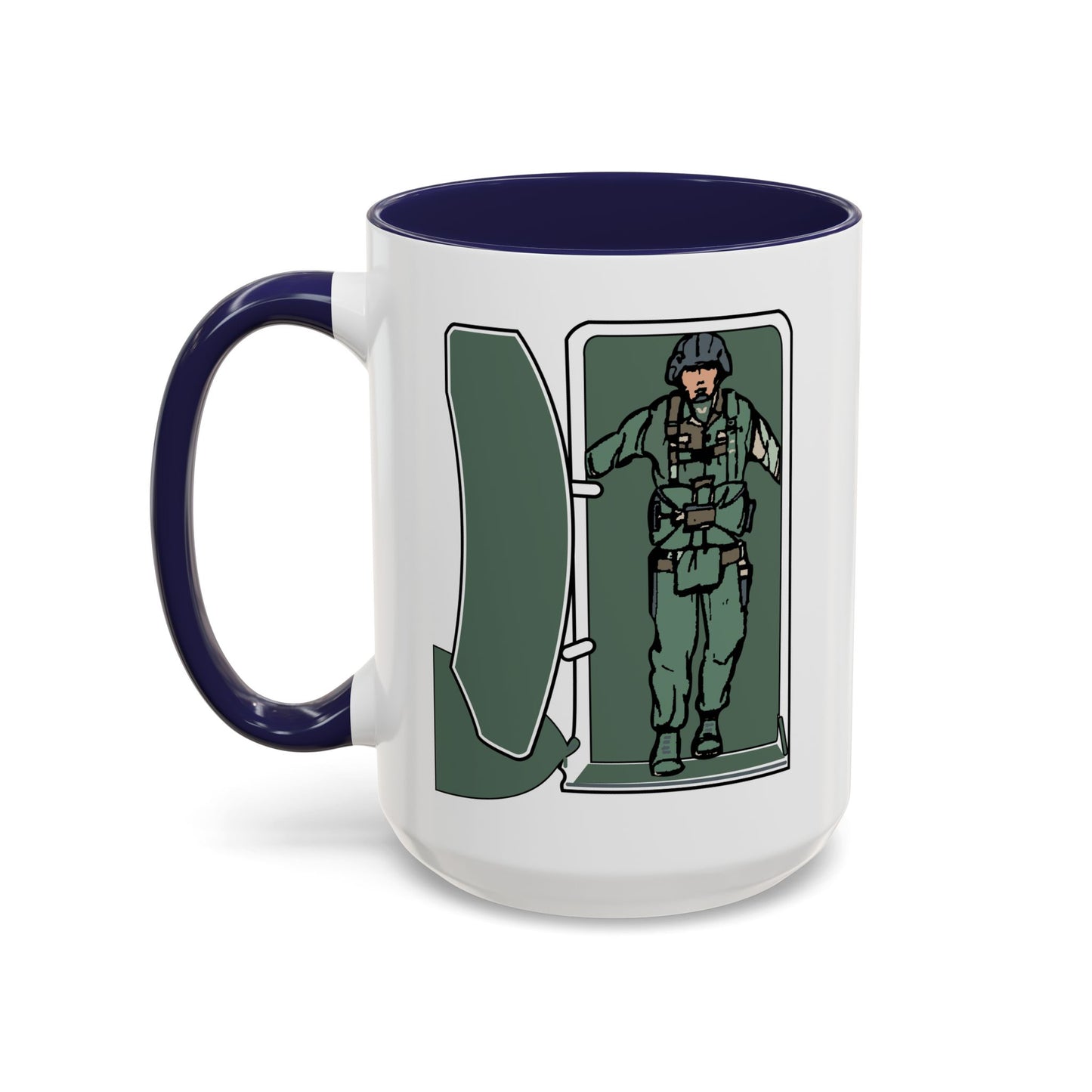 Accent Coffee Mug (11oz & 15oz) - Airborne - JM Door Check X 300