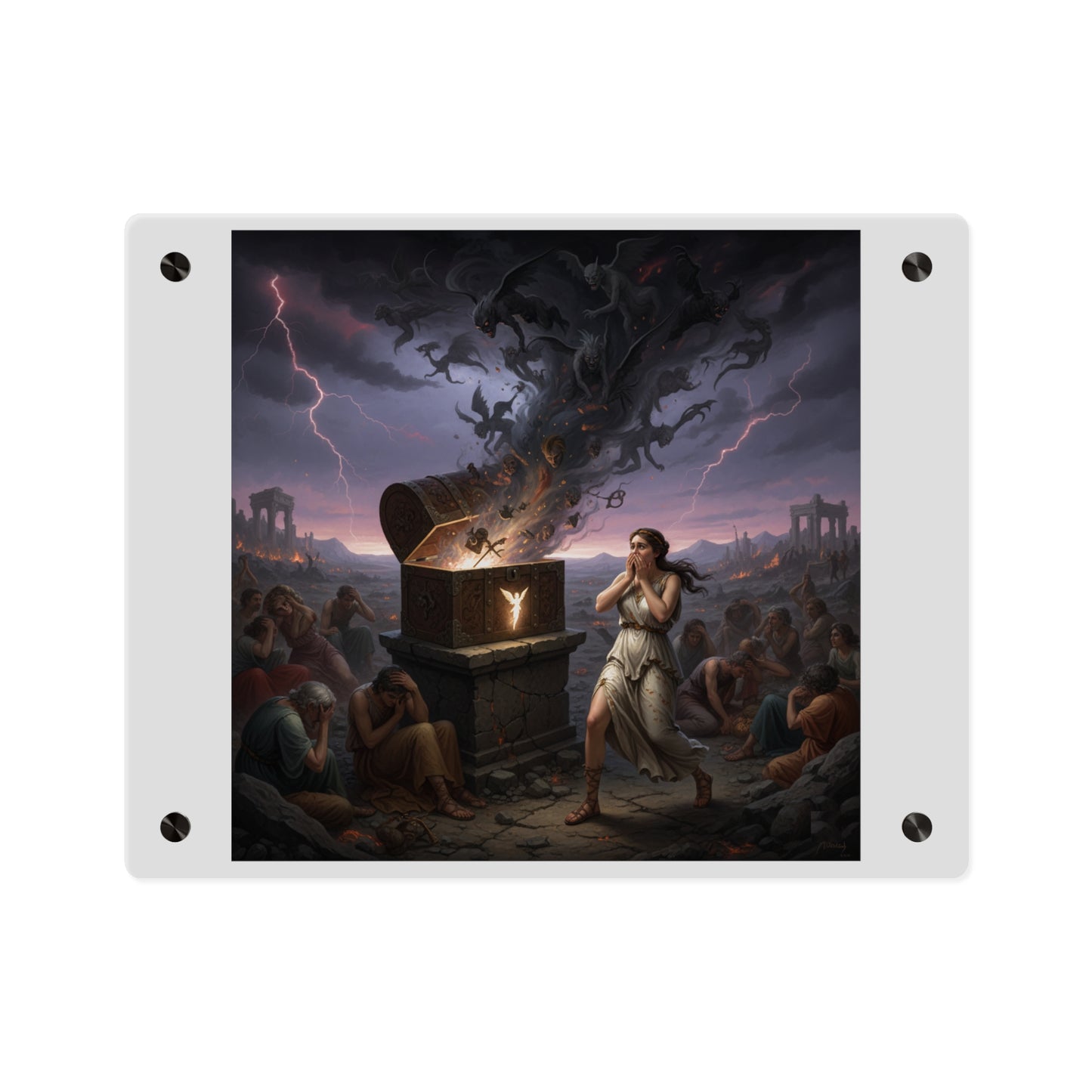 Acrylic Wall Art Panel - Pandoras box