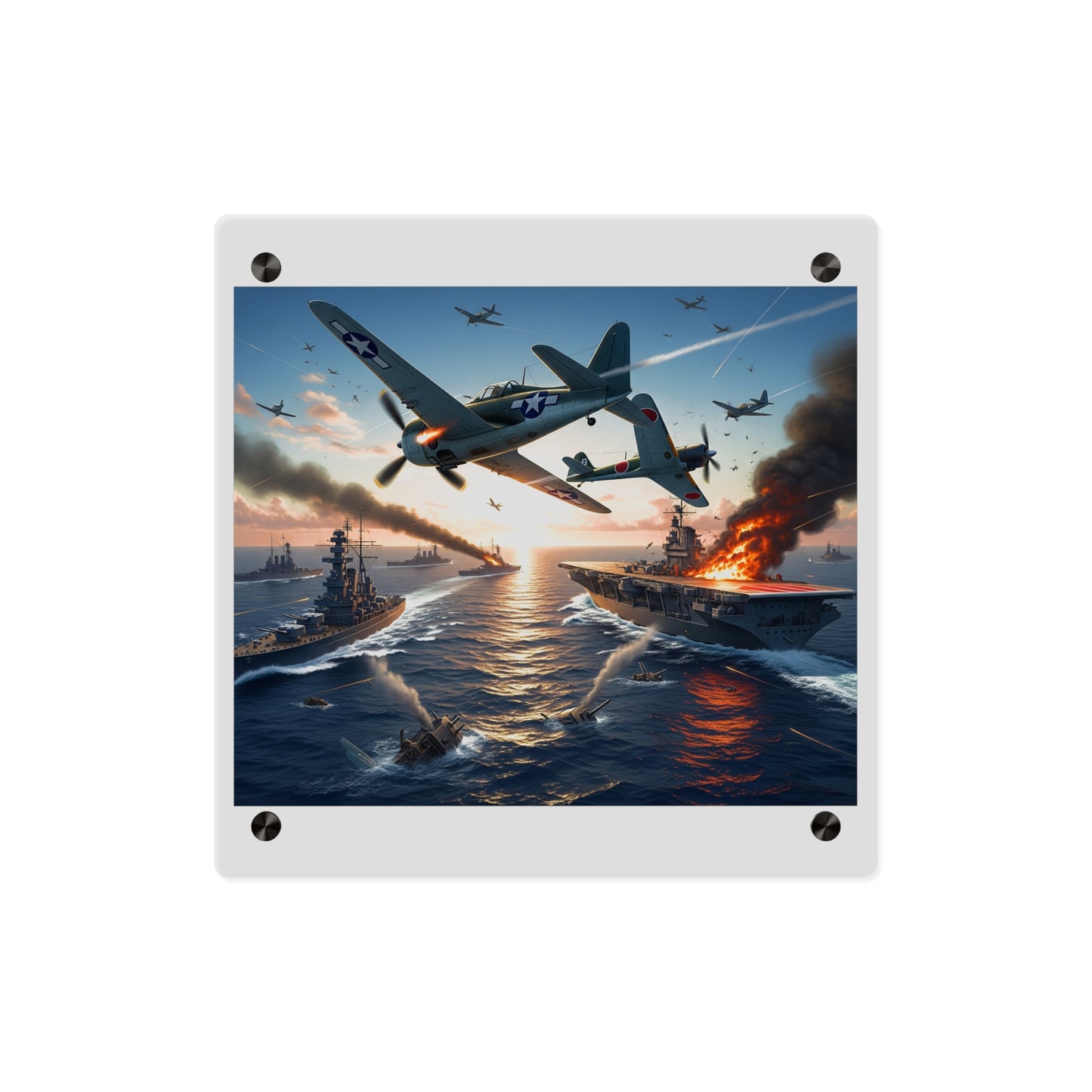 Acrylic Wall Art Panel - Battle of Midway