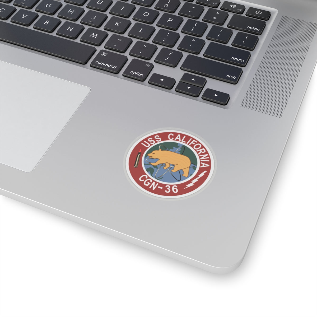 Kiss-Cut Stickers - Navy - USS California (CGN-36) wo Txt