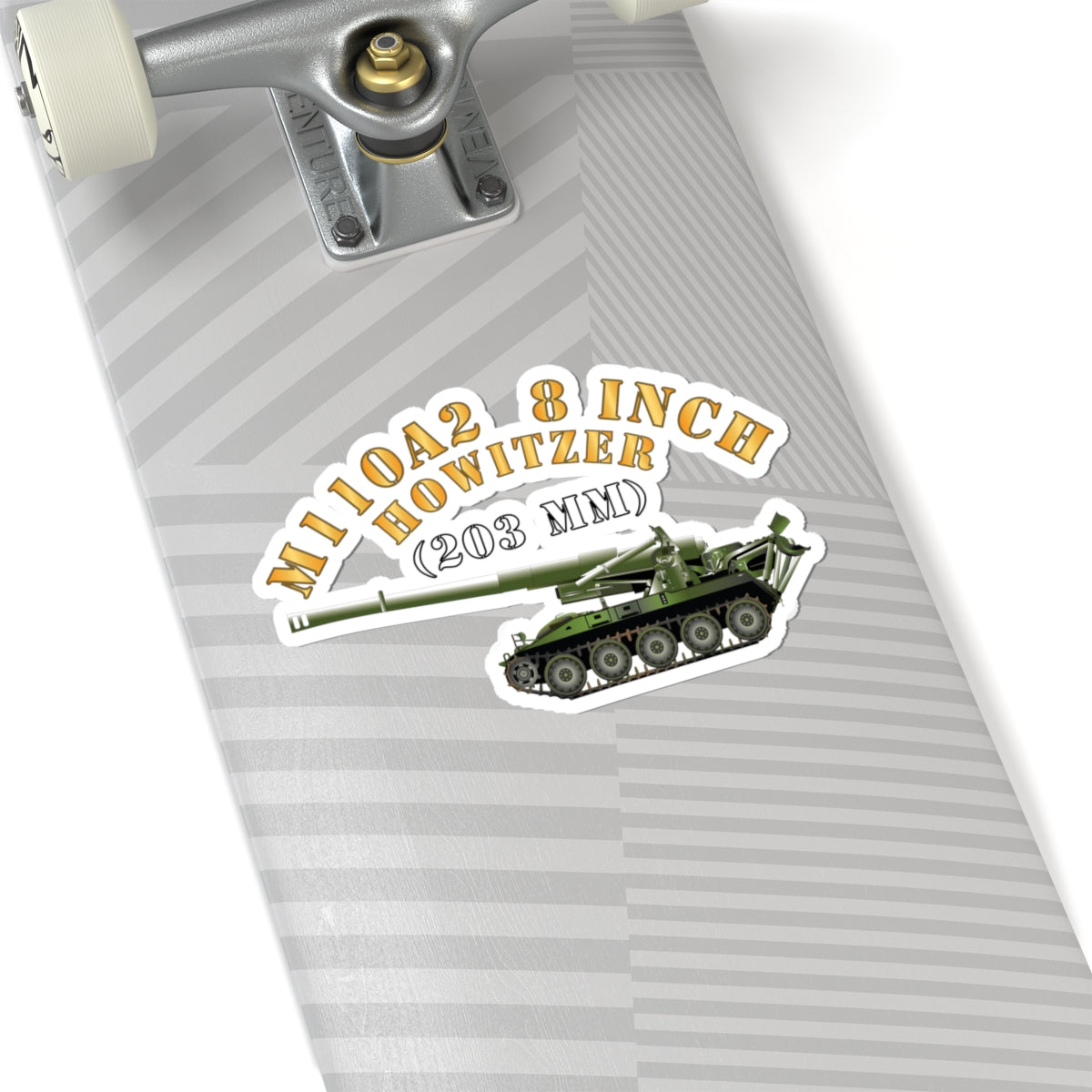 Kiss-Cut Stickers - M110A2 - 8 Inch 203mm Howitzer X 300