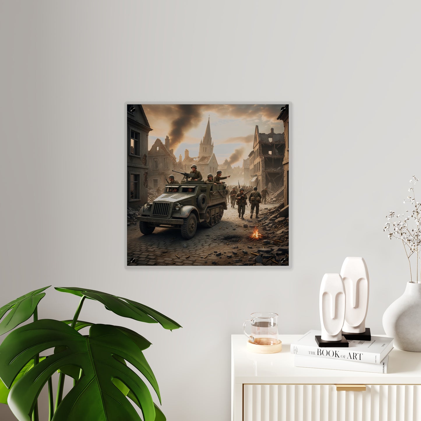 Acrylic Wall Art Panel - M3A1 Half-track