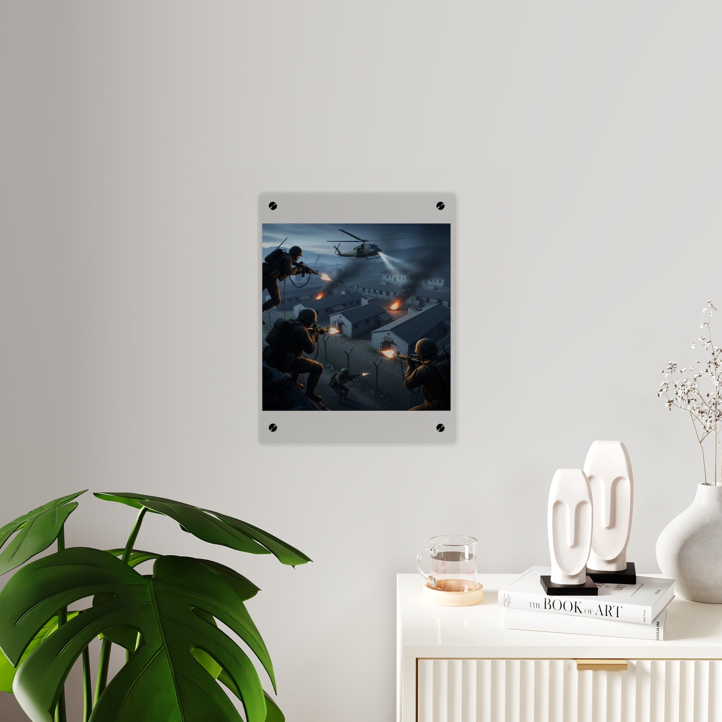 Acrylic Wall Art Panel - Son Tay Rescue during the Vietnam War