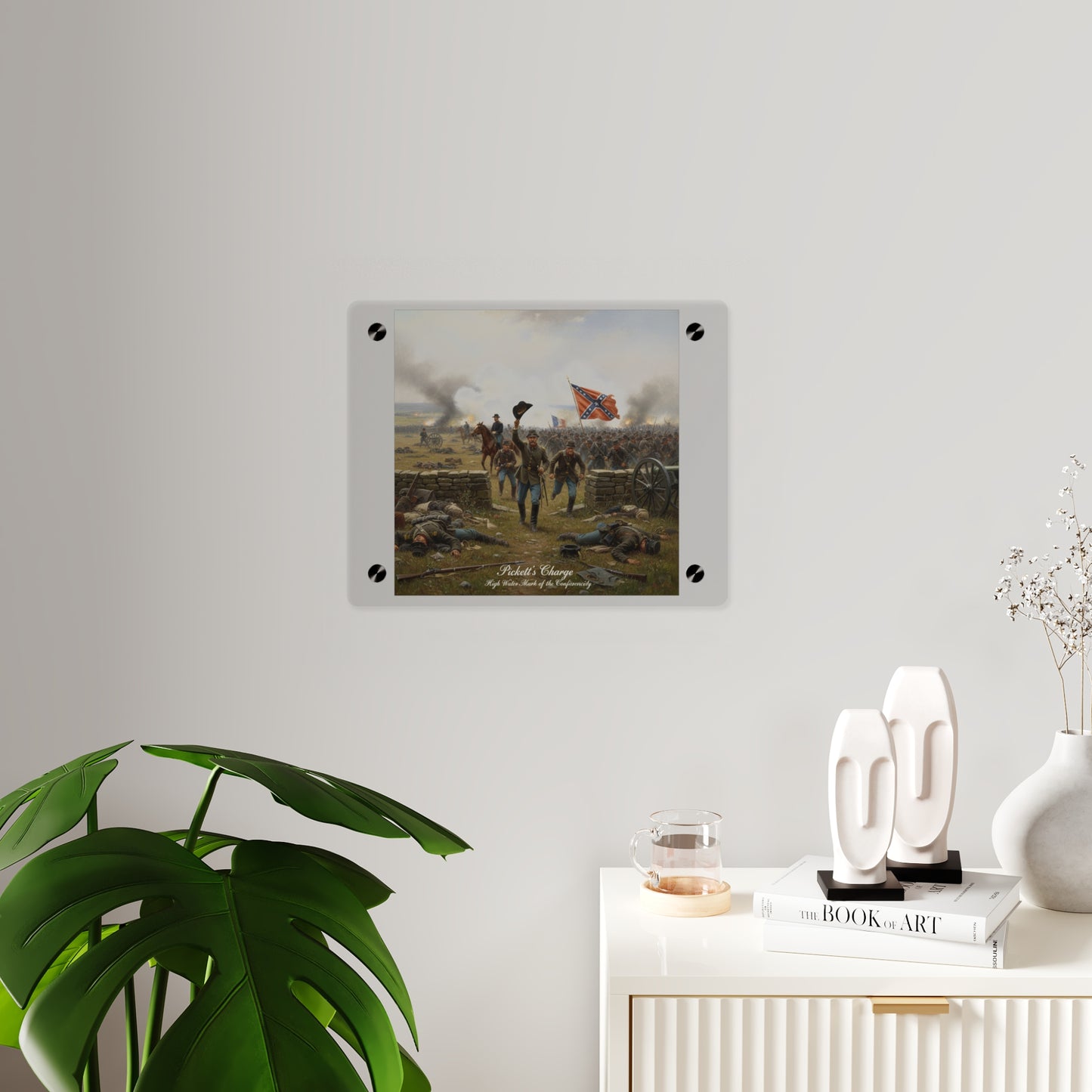 Acrylic Wall Art Panel - Picketts Charge with Hat