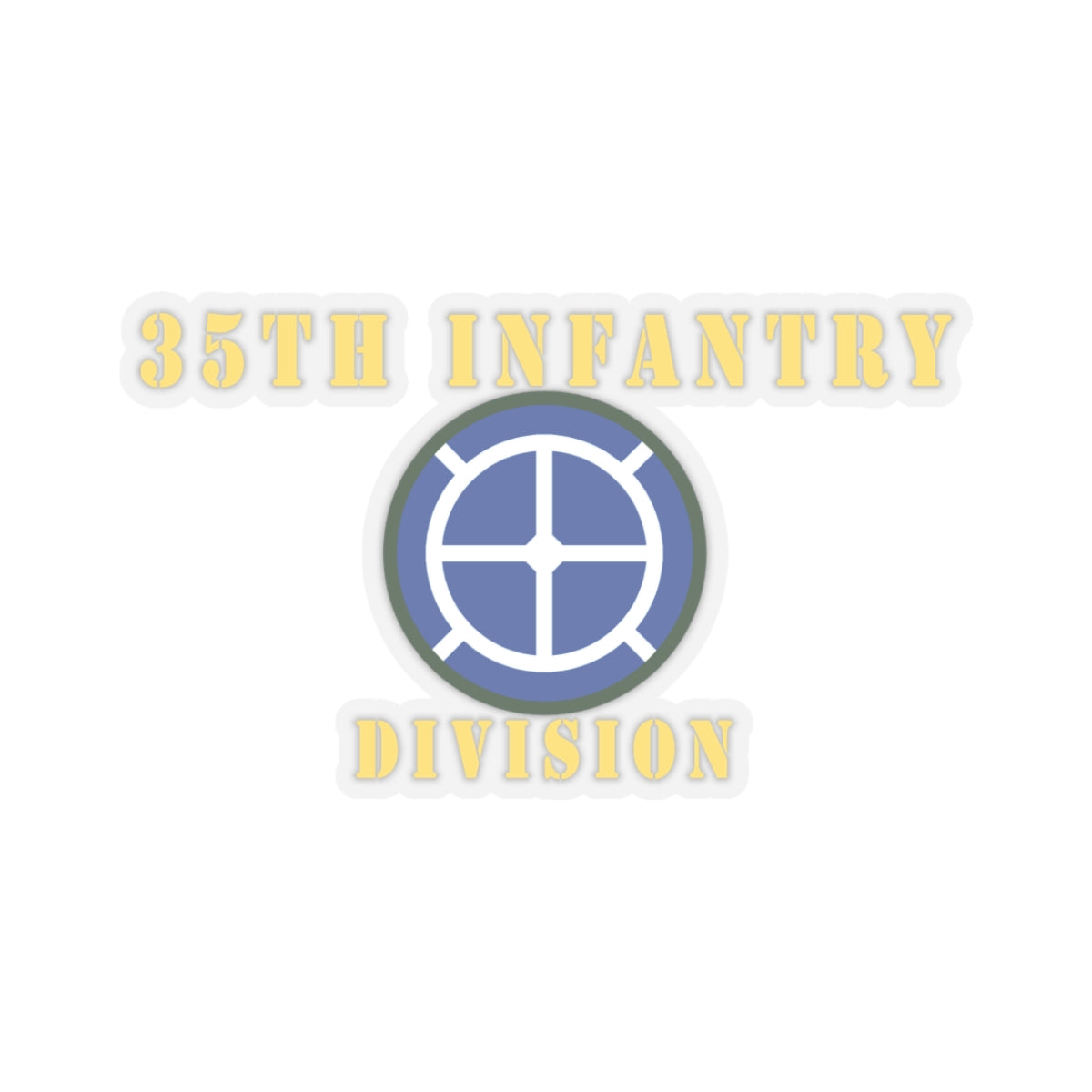 Kiss-Cut Stickers - 35th Infantry Division X 300