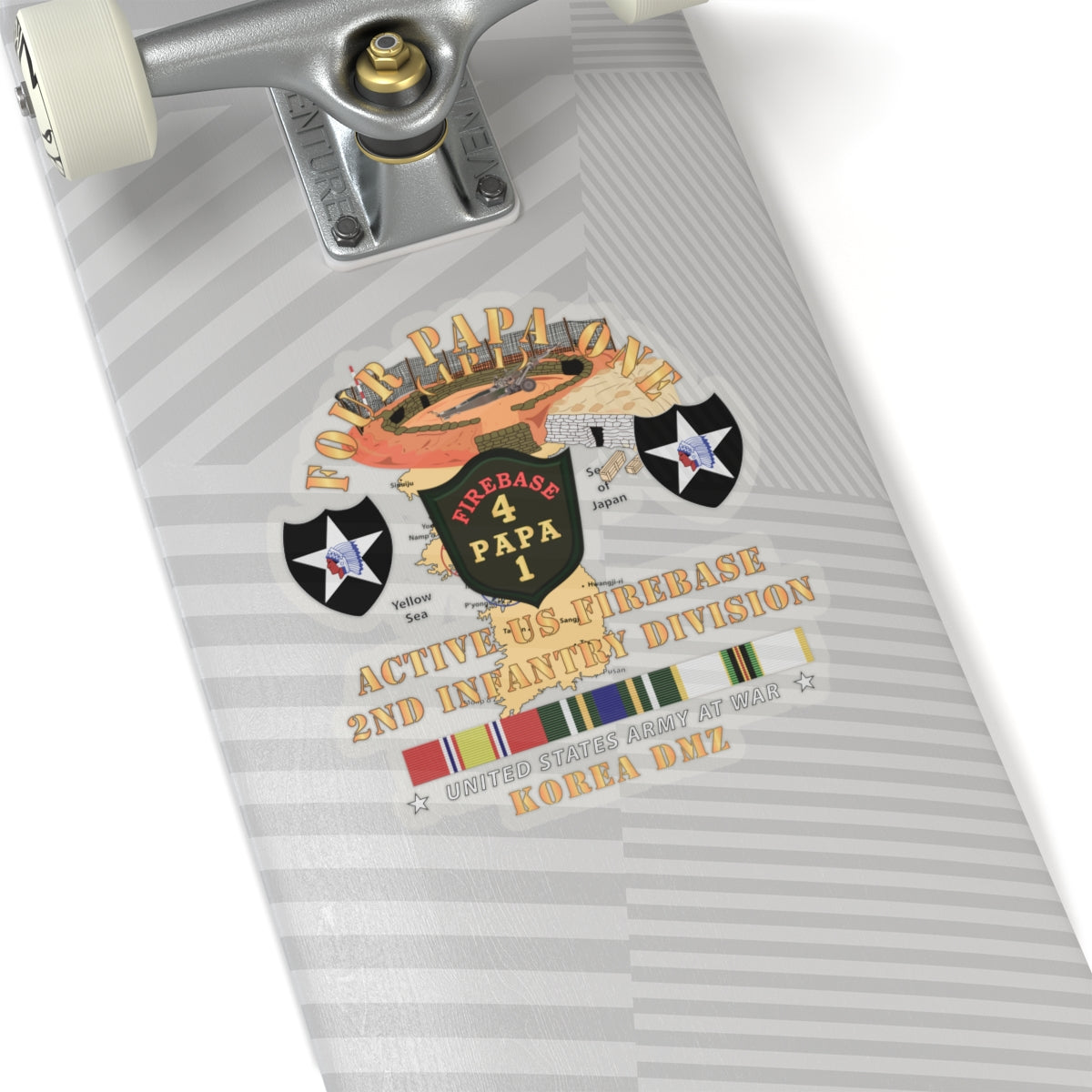 Kiss-Cut Stickers - 4P1 - Active Firebase - 2nd ID w KOREA SVC