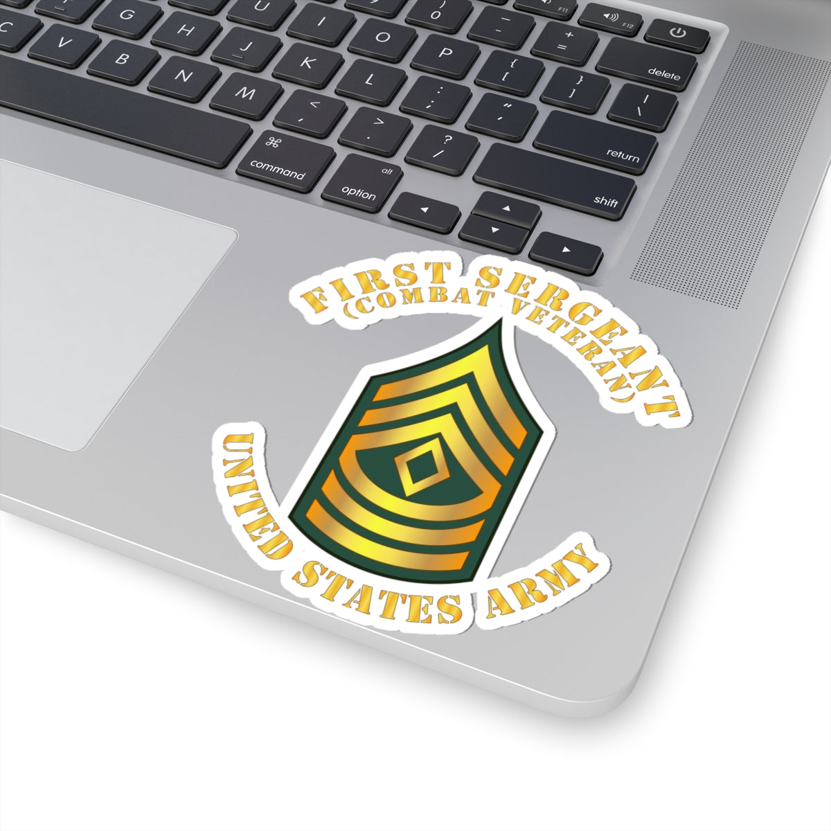 Kiss-Cut Stickers - First Sergeant - 1SG - Combat Veteran