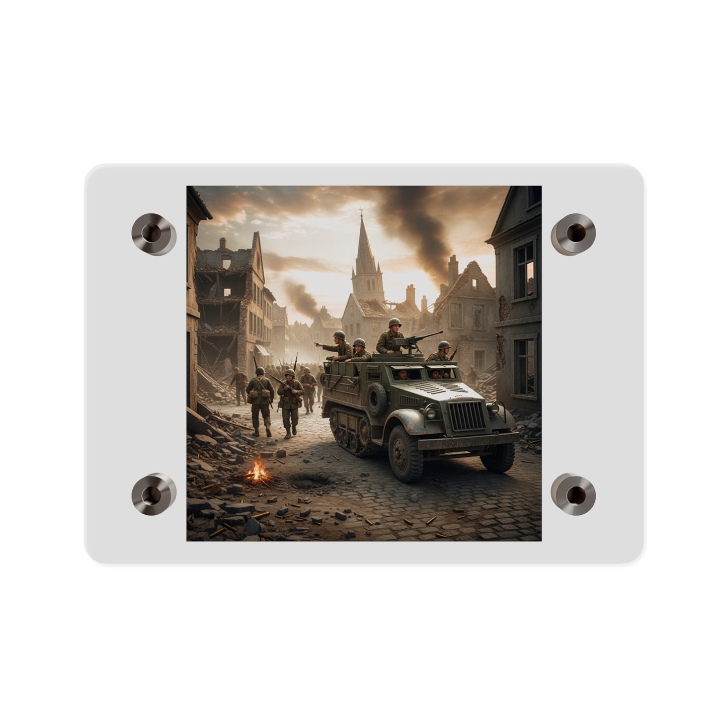 Acrylic Wall Art Panel - M3A1 Half-track
