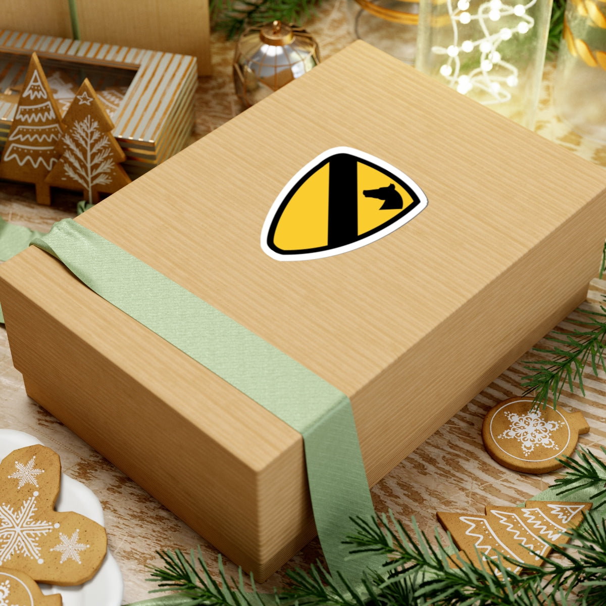 Kiss-Cut Stickers - 1st Cav SSI wo Txt