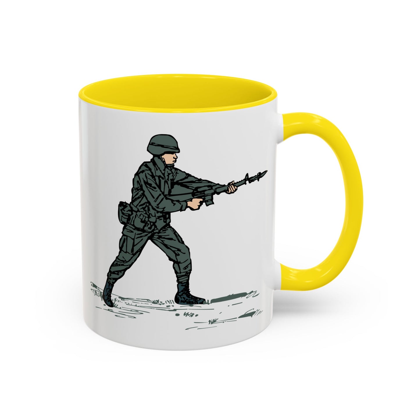 Accent Coffee Mug (11oz & 15oz) - Bayonet Training-Modified Thrust X 300