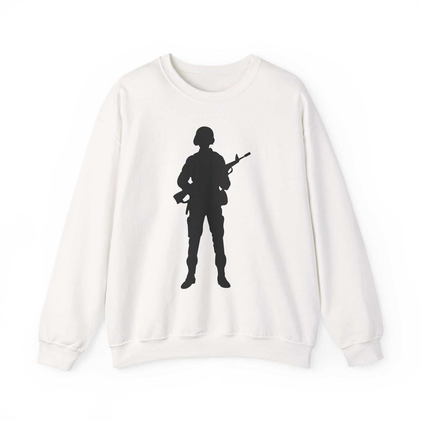 Crewneck Sweatshirt - Army - Soldier - Silhouette X 300