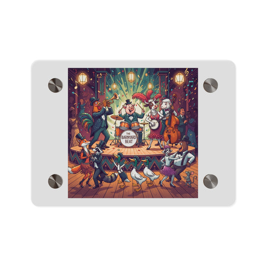 Acrylic Wall Art Panel - Farm Band Dance
